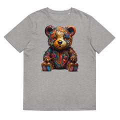 T-Shirt - Front print - Teddy bear in abstract bright colors