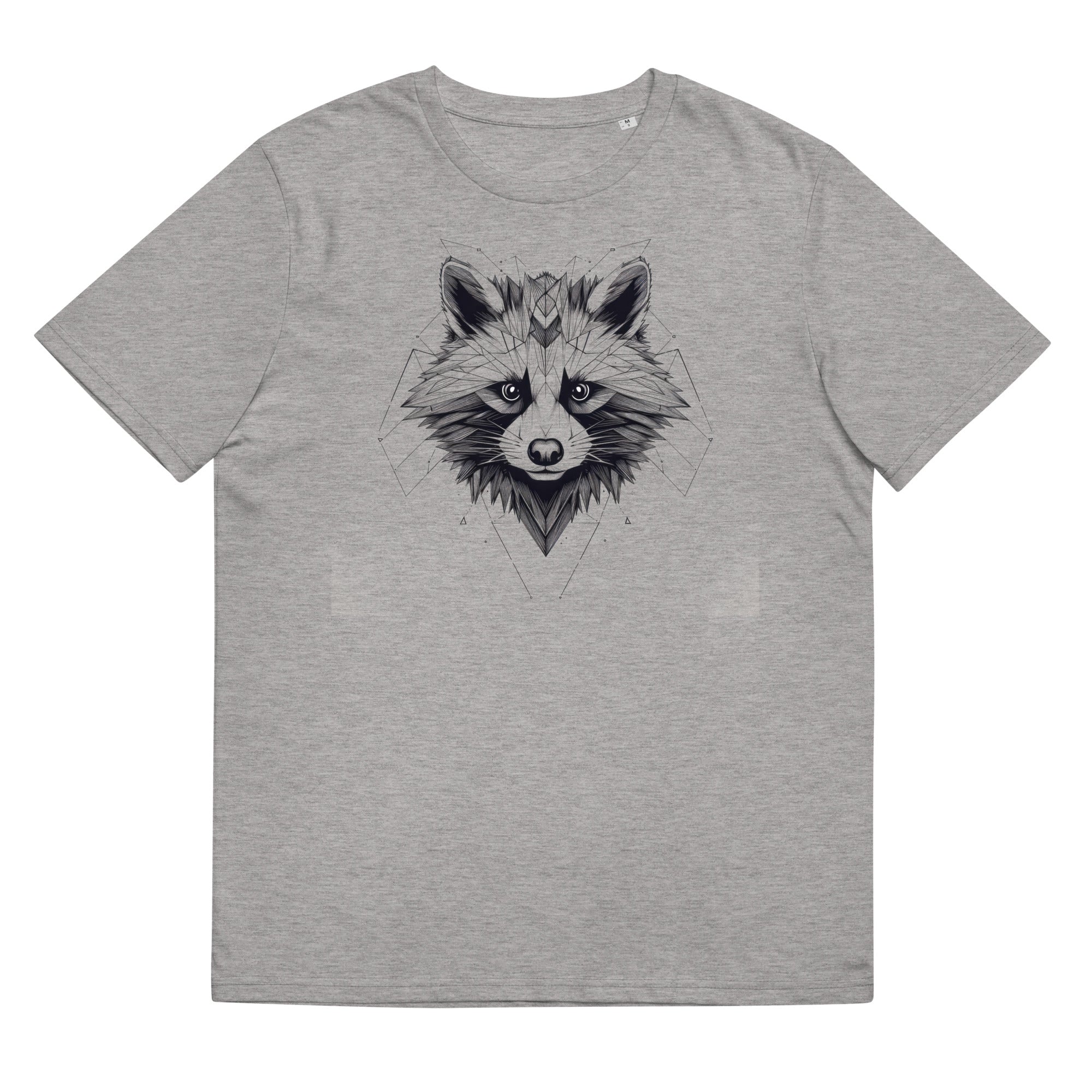 T-Shirt - Frontprint - Waschbär - Line Art