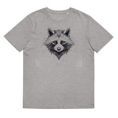 T-Shirt - Frontprint - Waschbär - Line Art