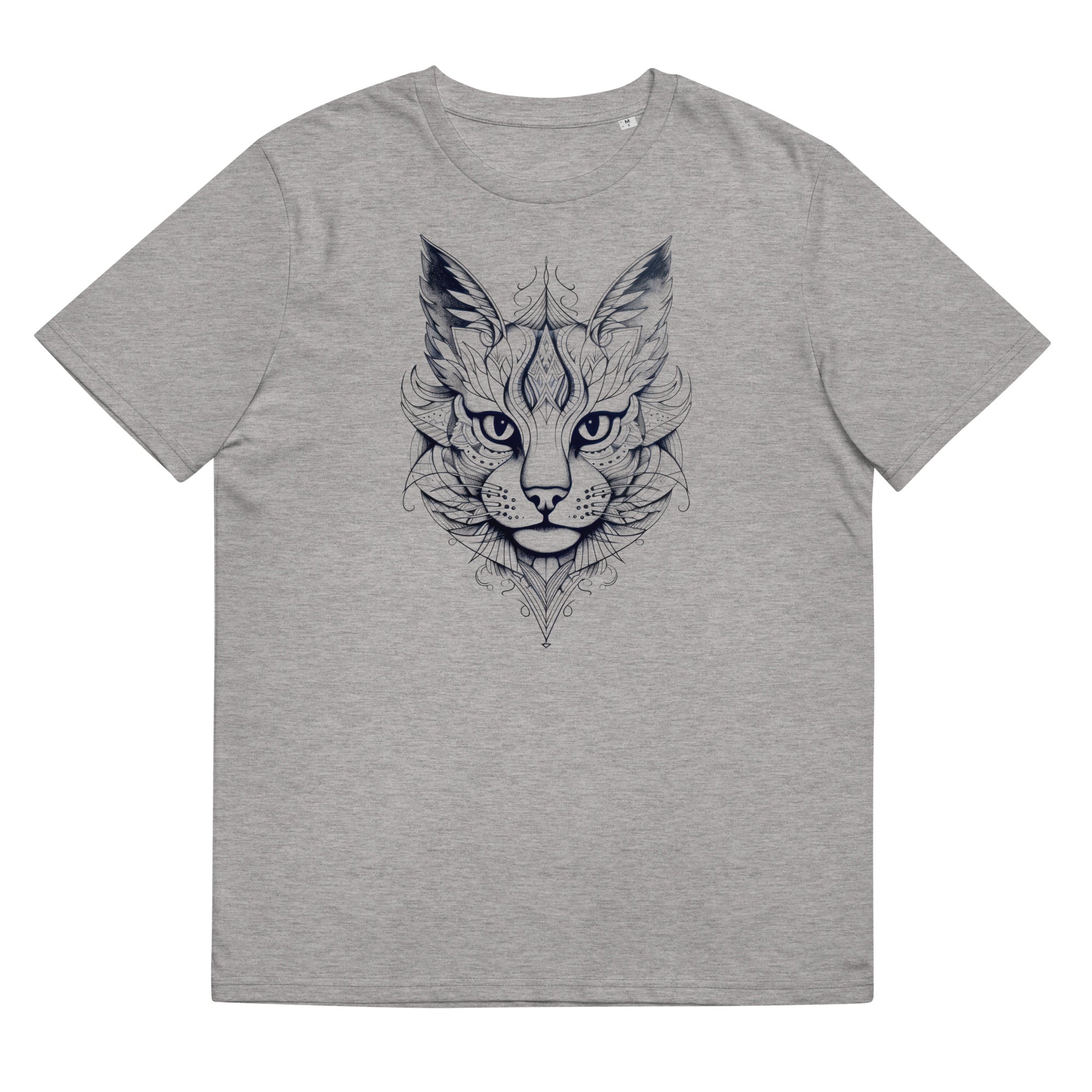 T-Shirt - Frontprint - Katzenkopf - Line Art