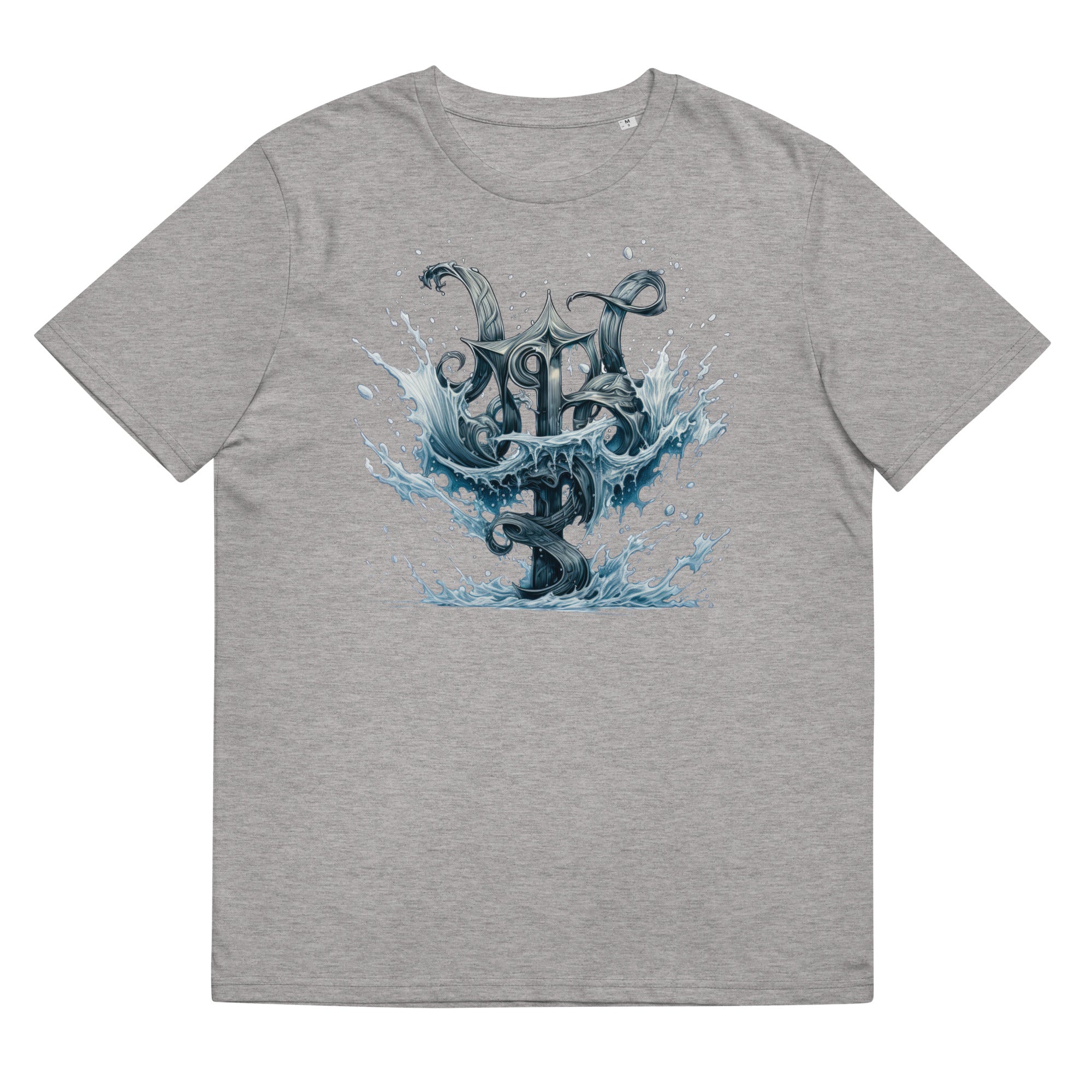 T-Shirt - Frontprint - Wikinger Rune mit Wasser