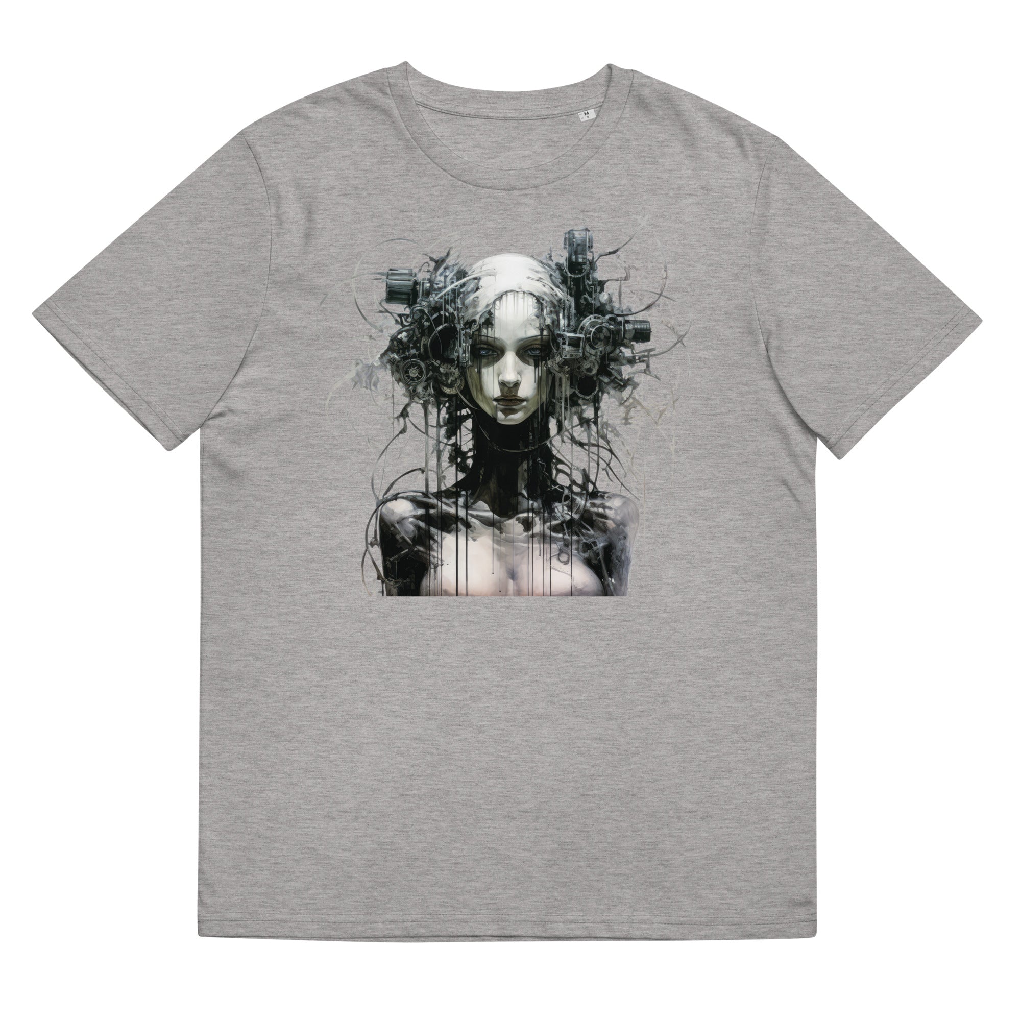 T-Shirt - Frontprint - Cyberpunk Frau