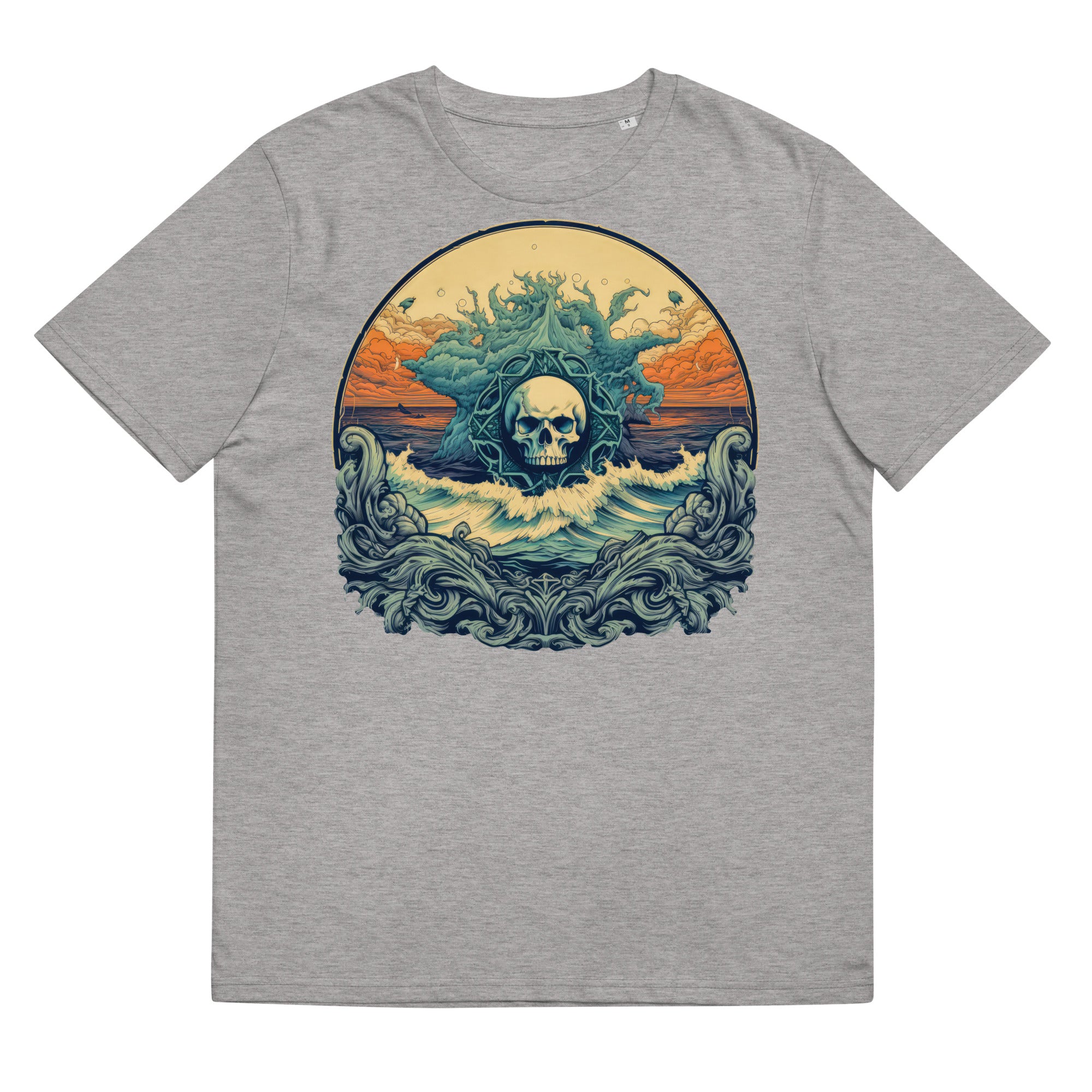 T-shirt - front print - Ocean Skull Emblem