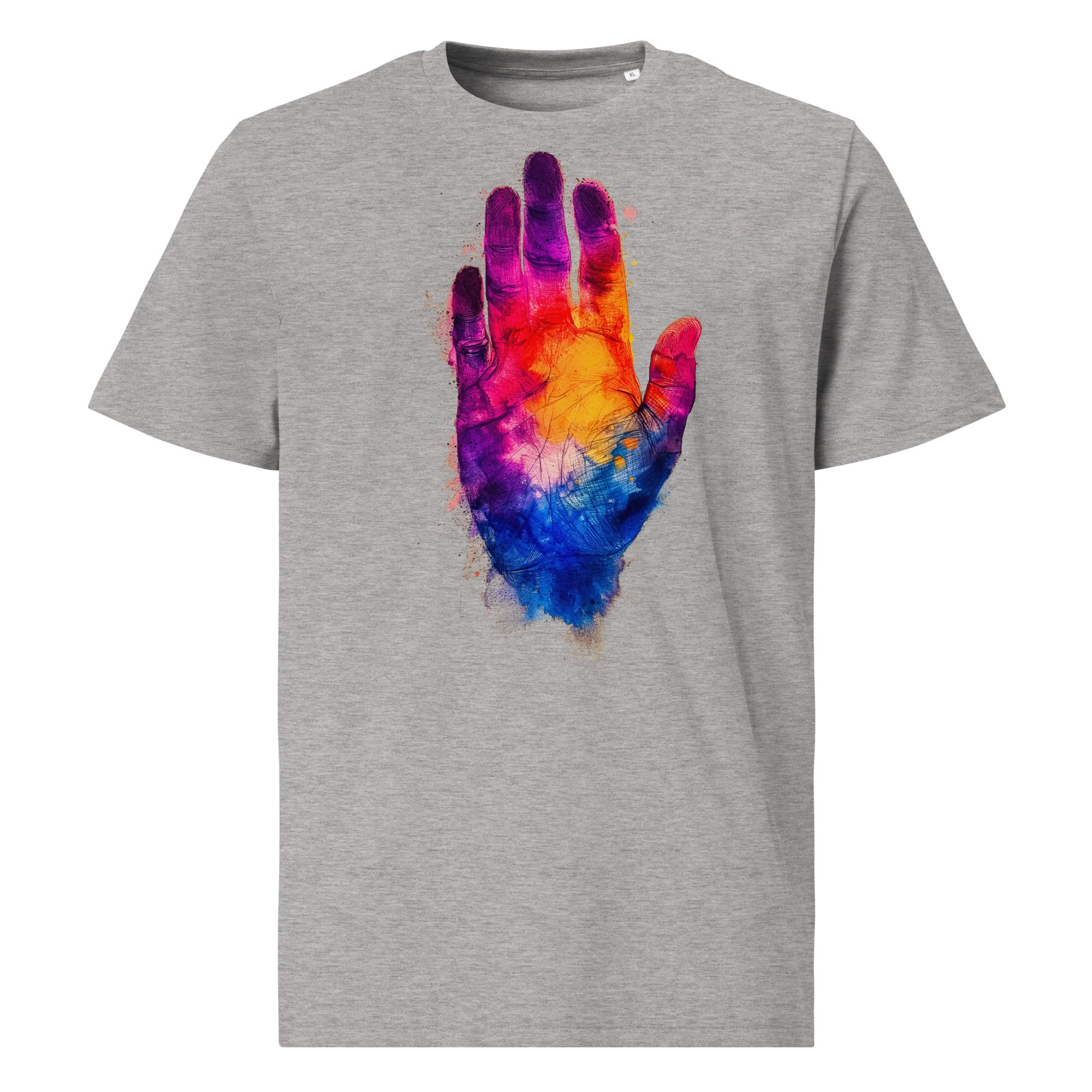 T-Shirt - Frontprint - Bunte Hand