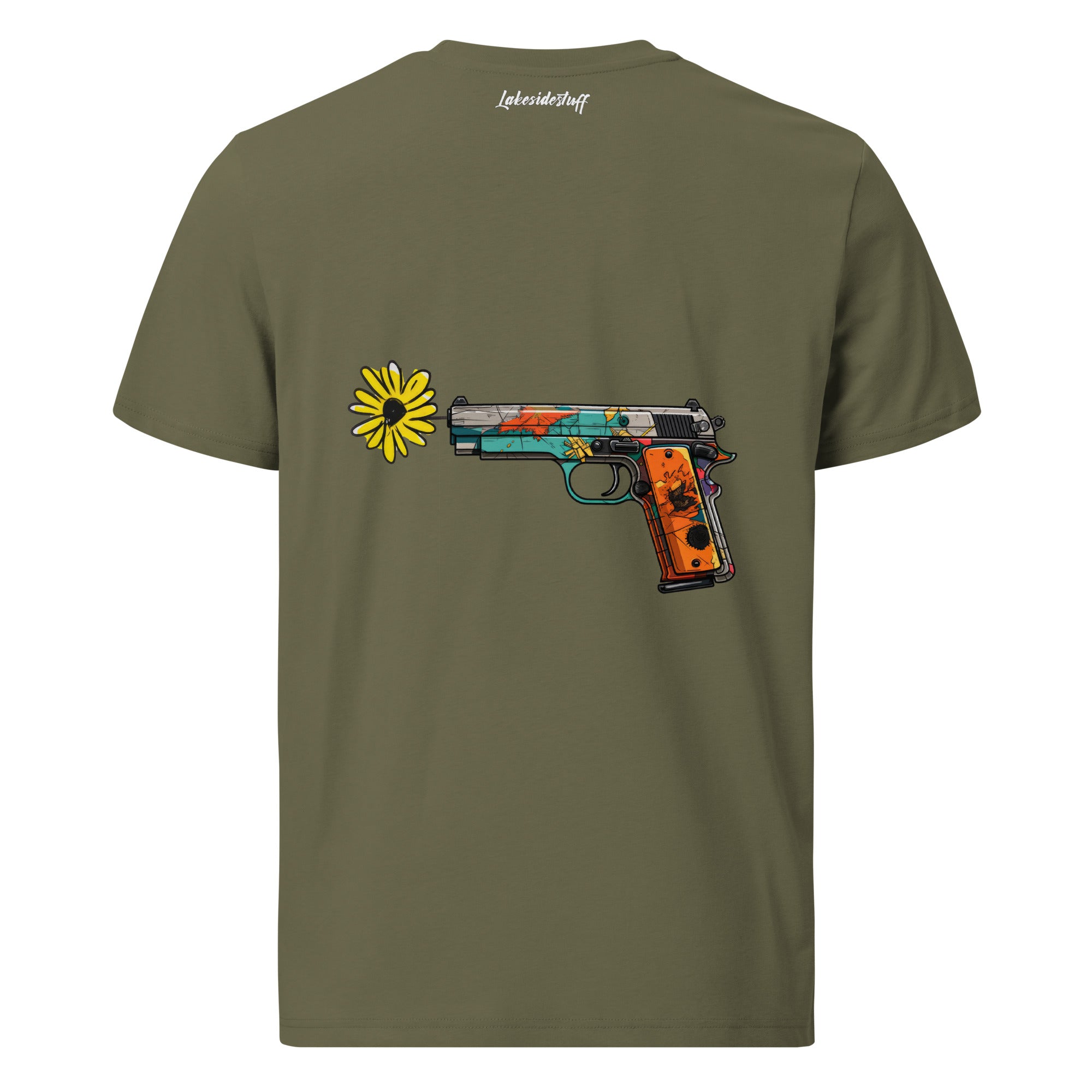 T-Shirt - Backprint - Flowergun