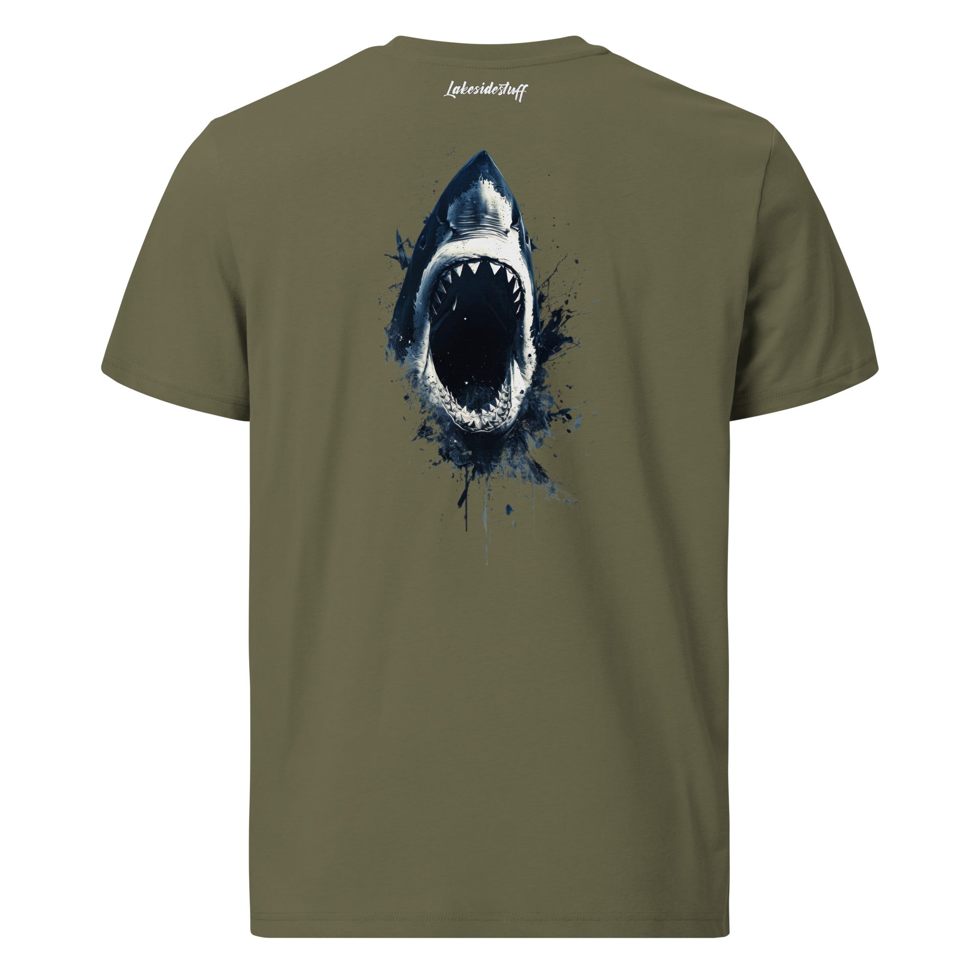 T-Shirt - Backprint - Shark attack