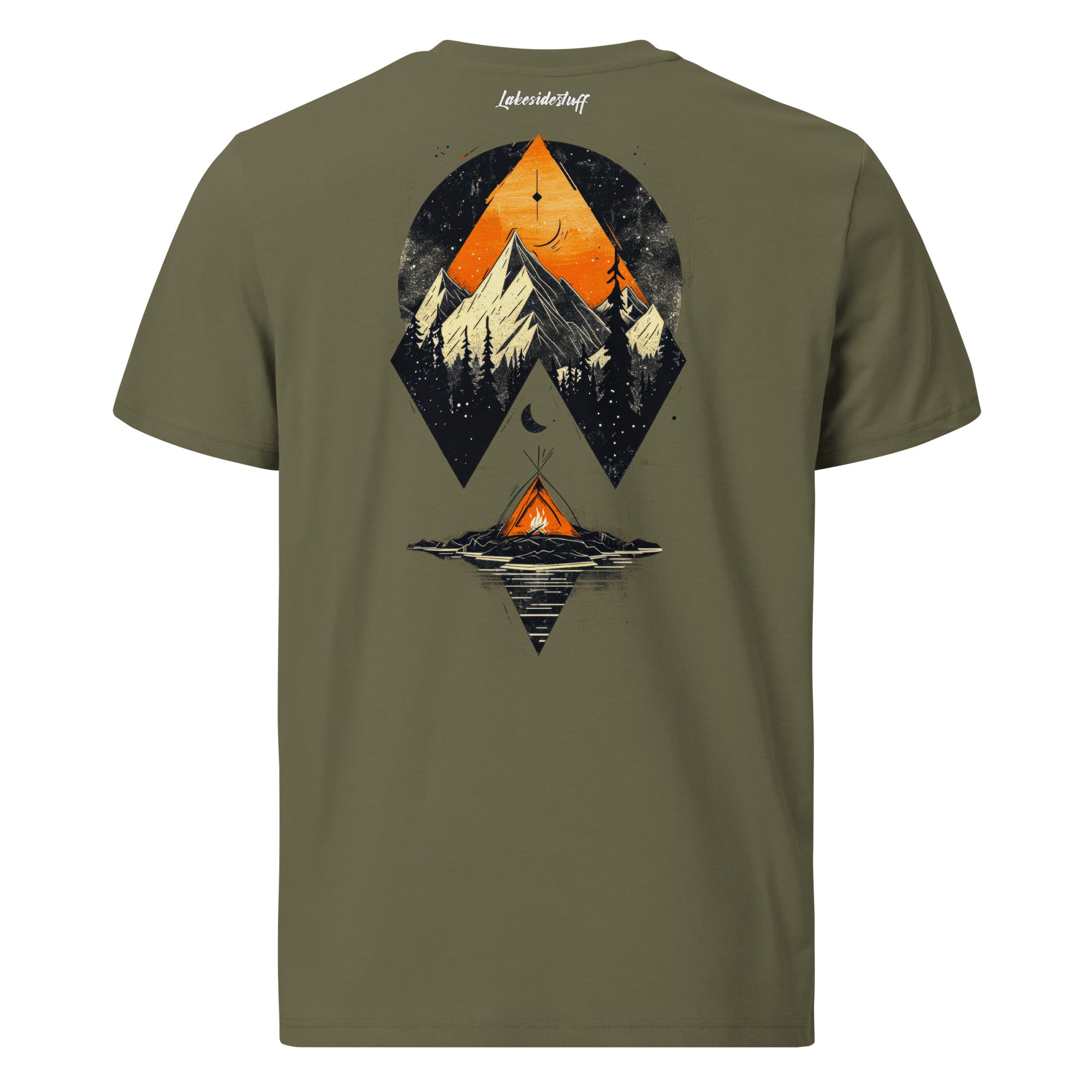 T-Shirt - Backprint - Camp under the moon