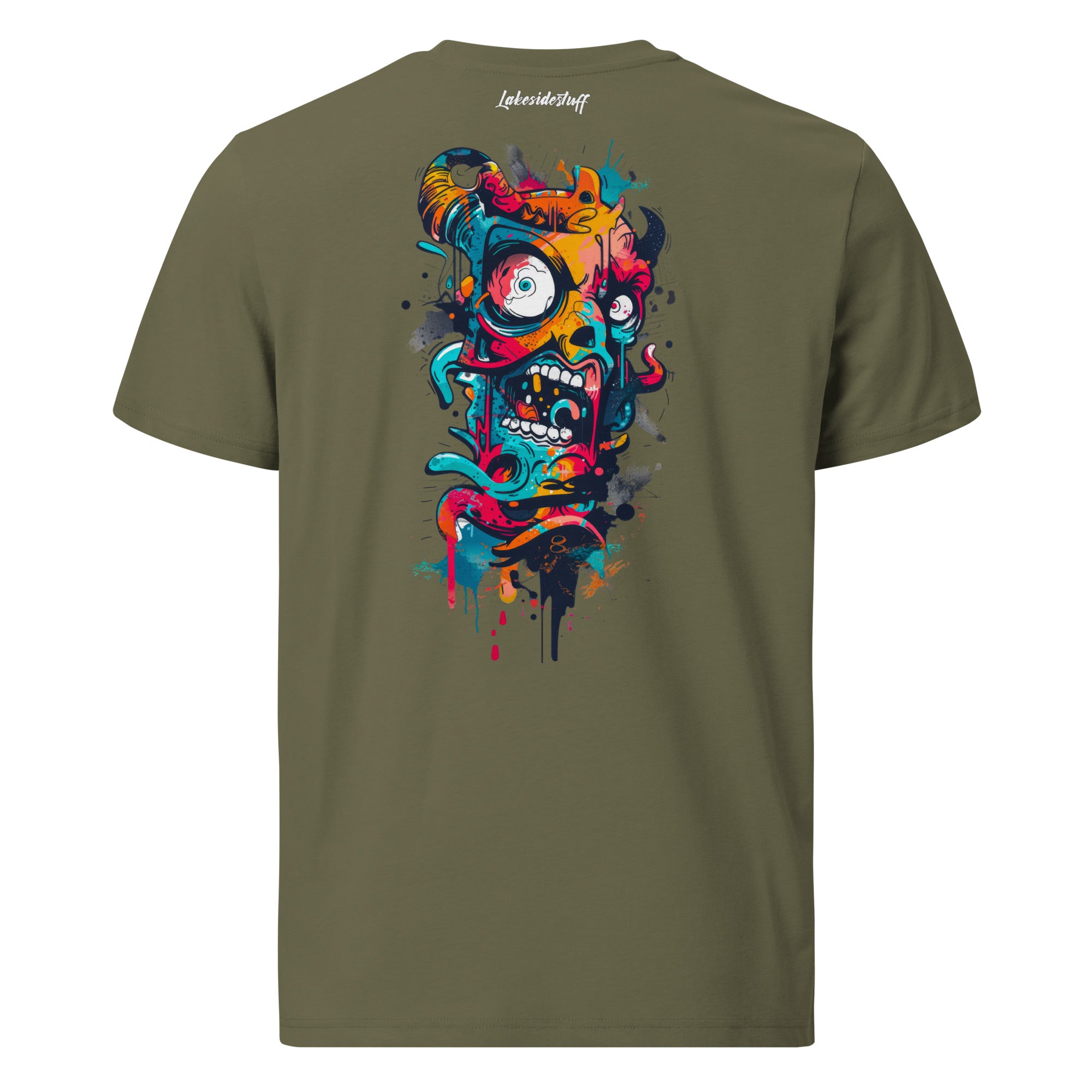 T-Shirt - Backprint - Graffiti Face