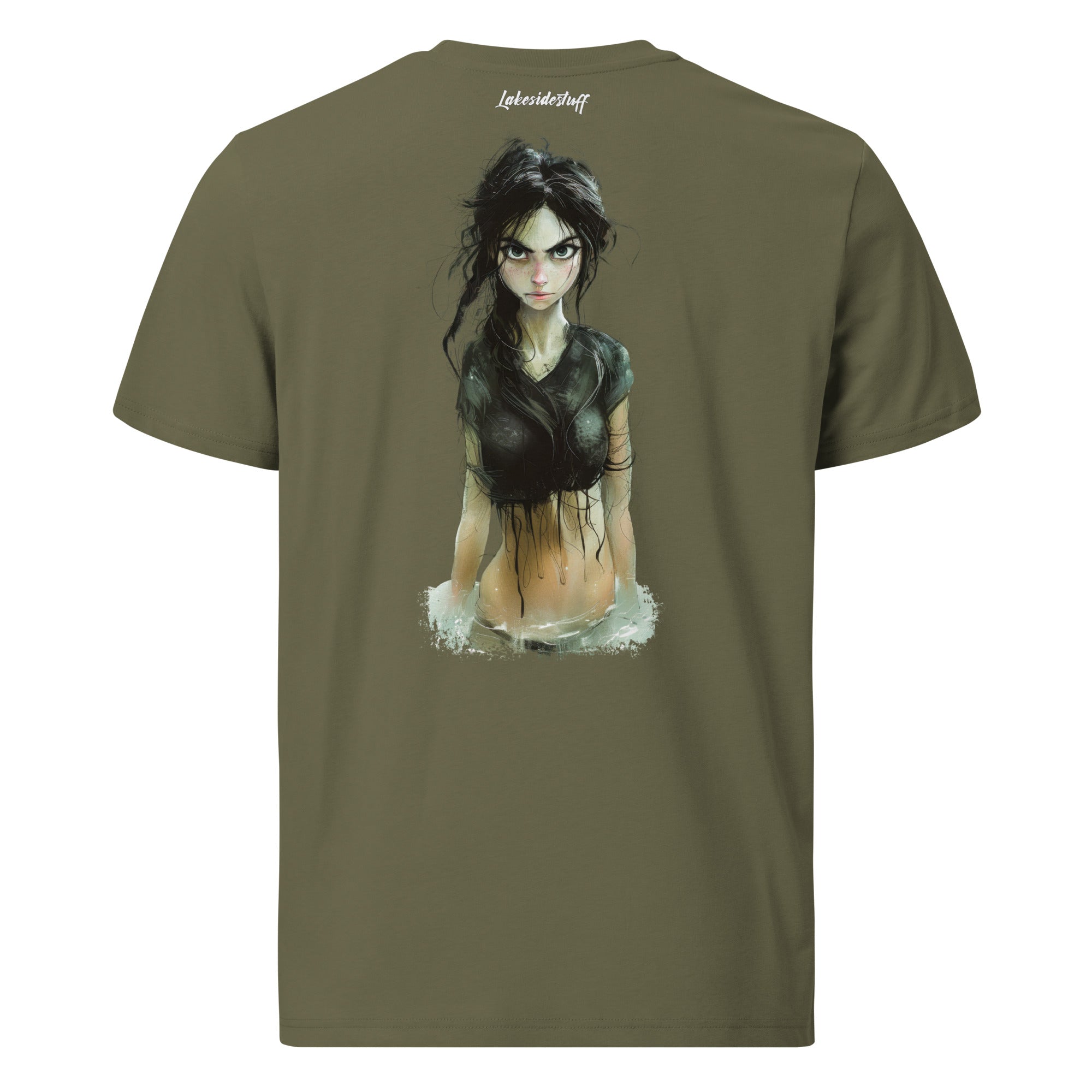 T-Shirt - Backprint - Angry Girl