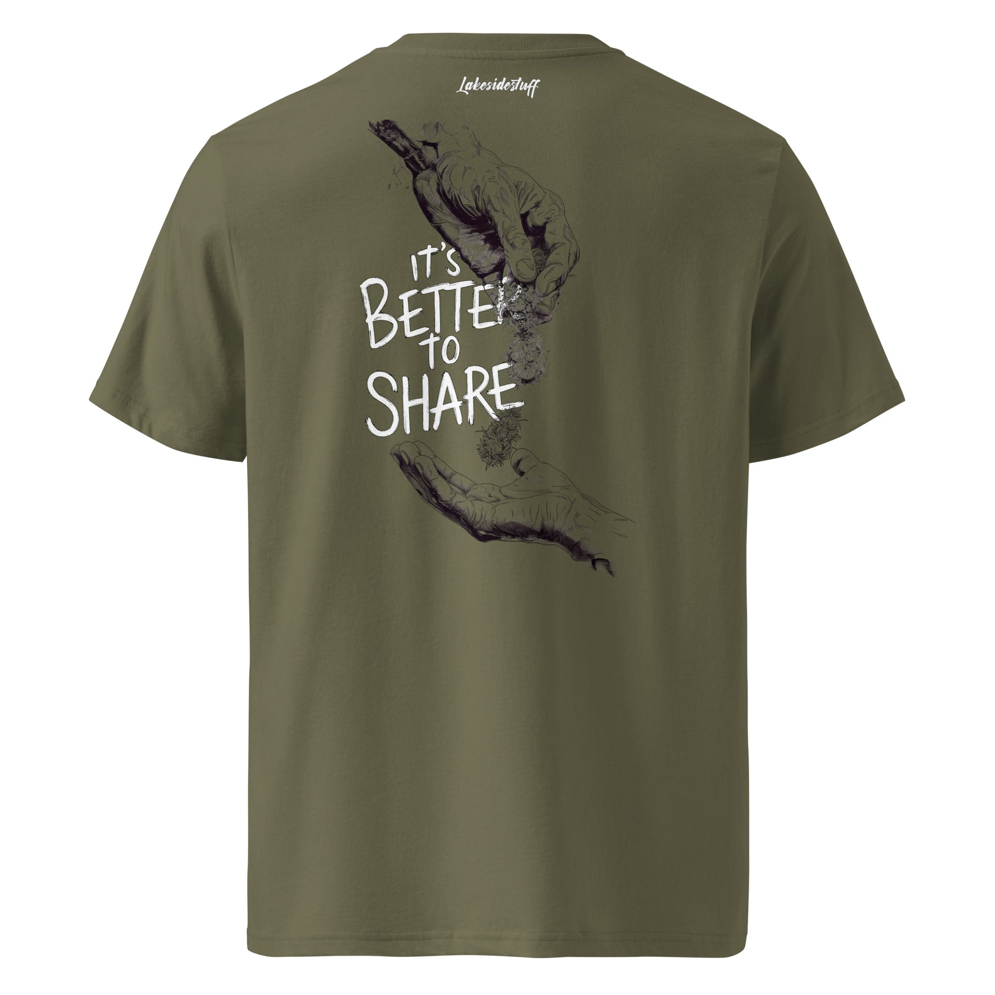 T-Shirt - Backprint - It´s better to share