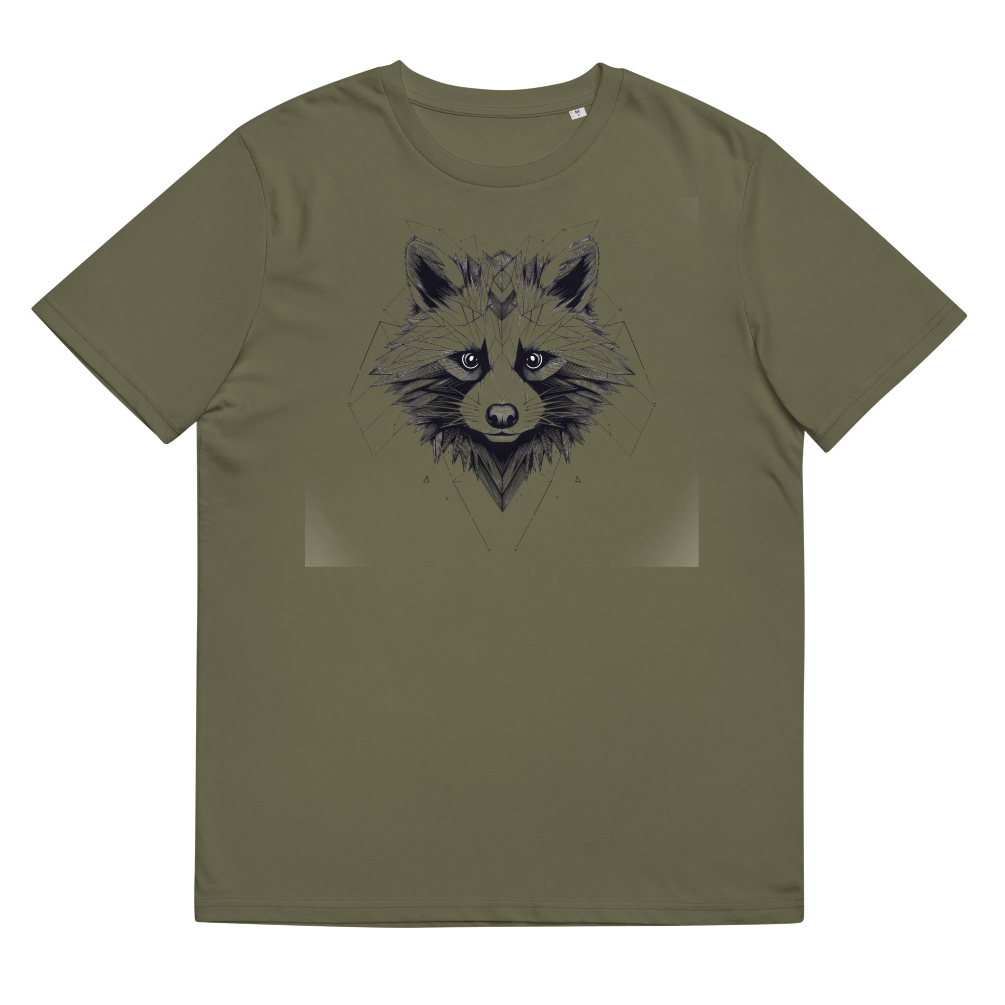 T-Shirt - Frontprint - Waschbär - Line Art