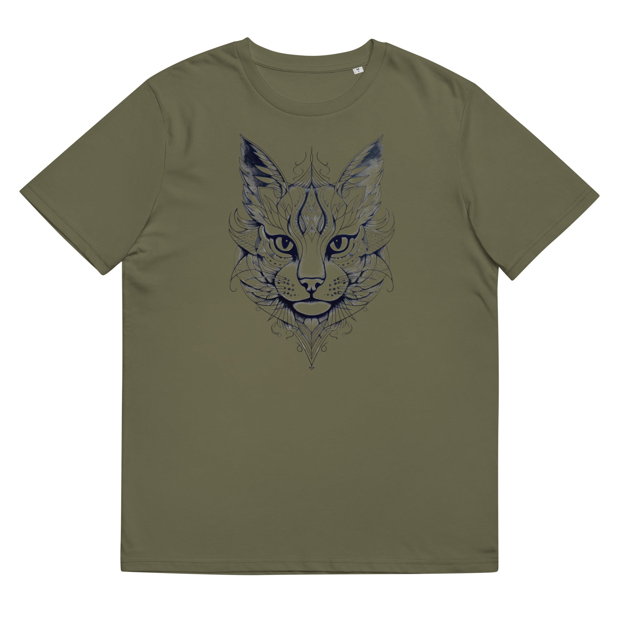 T-Shirt - Frontprint - Katzenkopf - Line Art