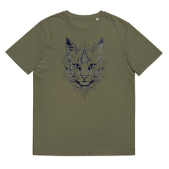 T-Shirt - Frontprint - Katzenkopf - Line Art