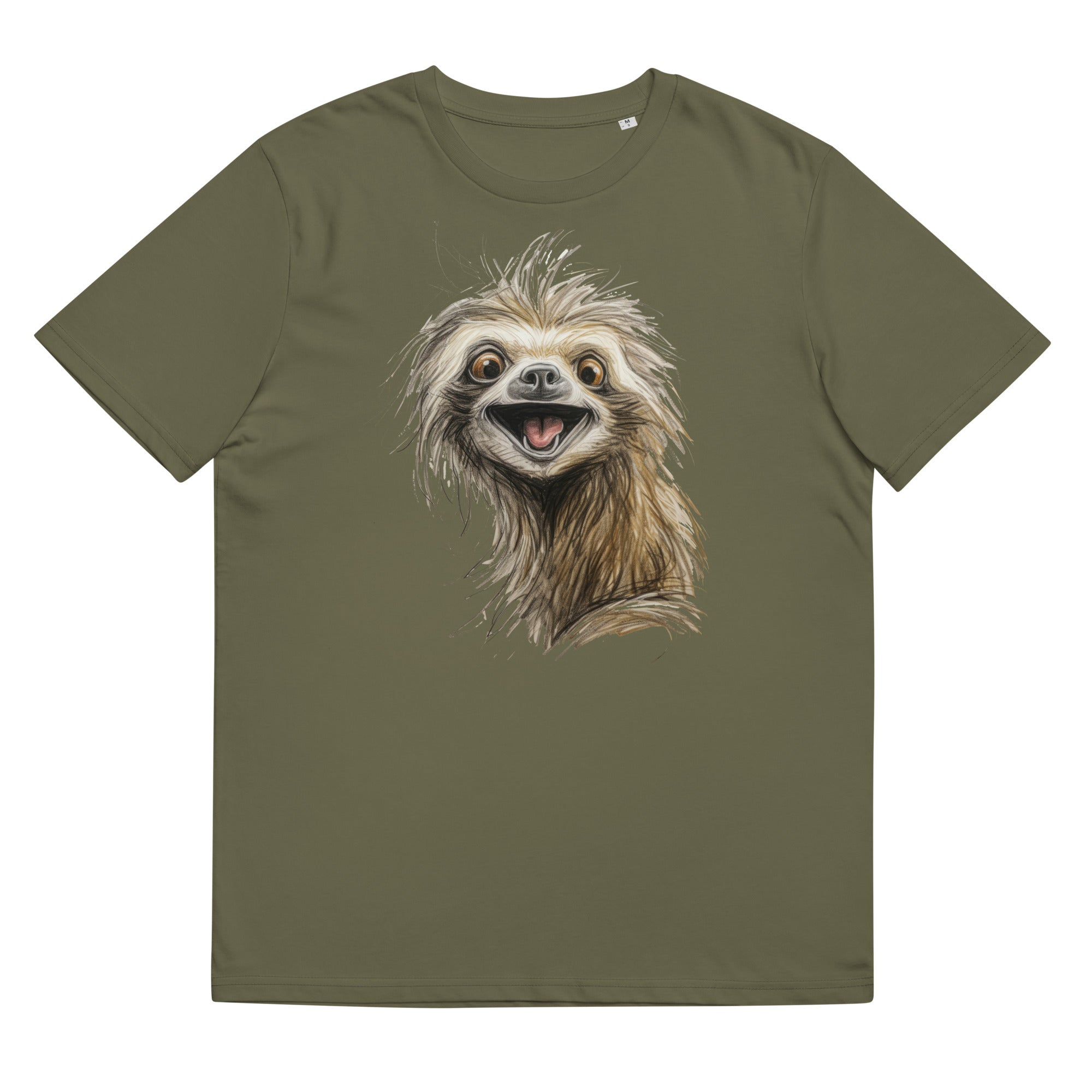 T-Shirt - Frontprint - Sloth Scribble