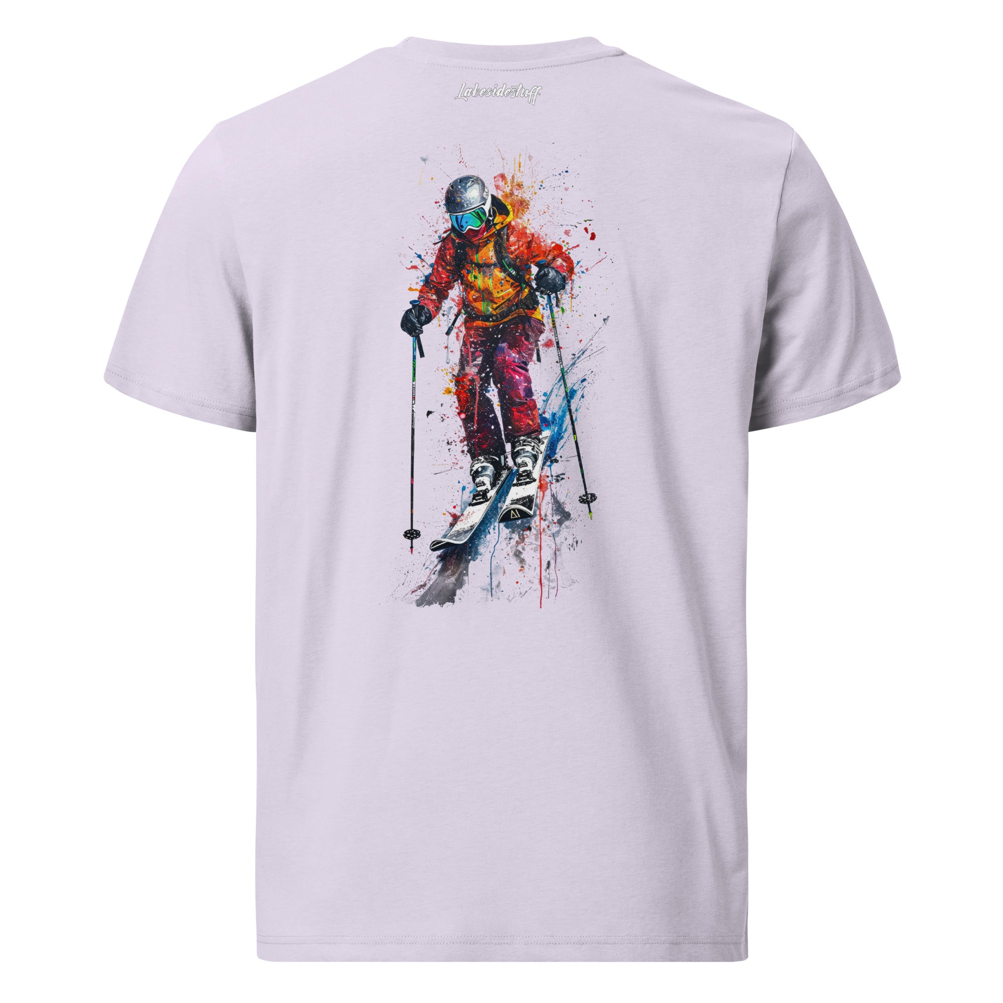 T-Shirt - Backprint - Skier