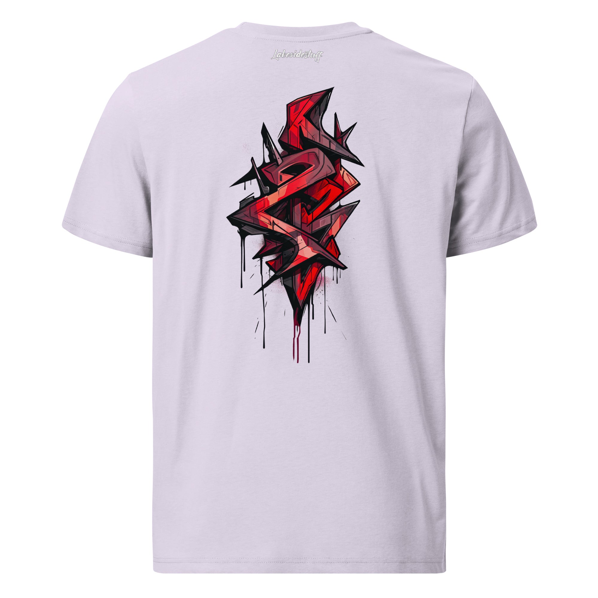 T-Shirt - Backprint - Graffiti red