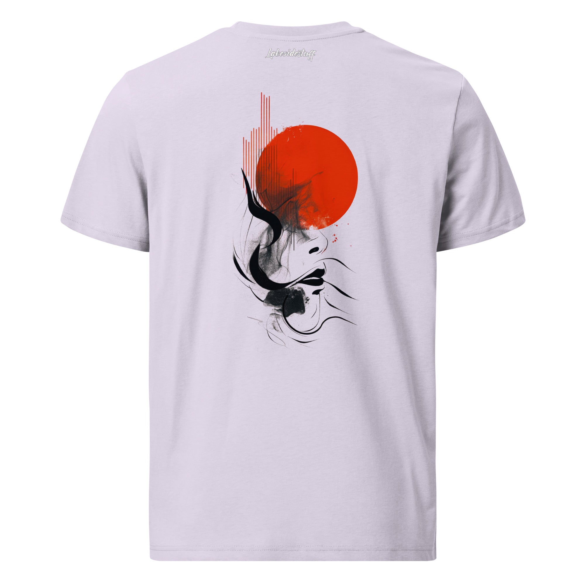 Backprint - Red Moon Abstract