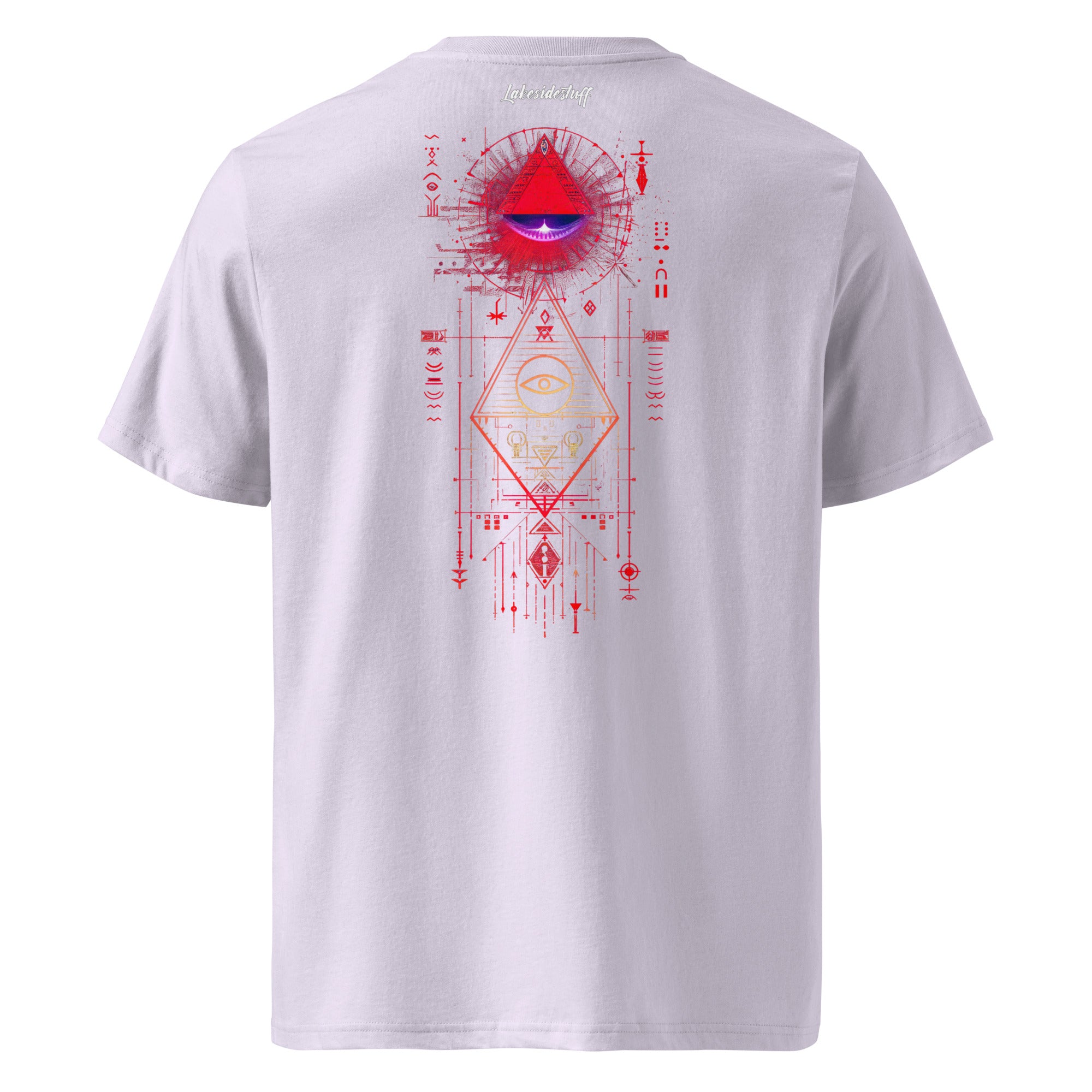 T-Shirt - Backprint - Purple Symbols