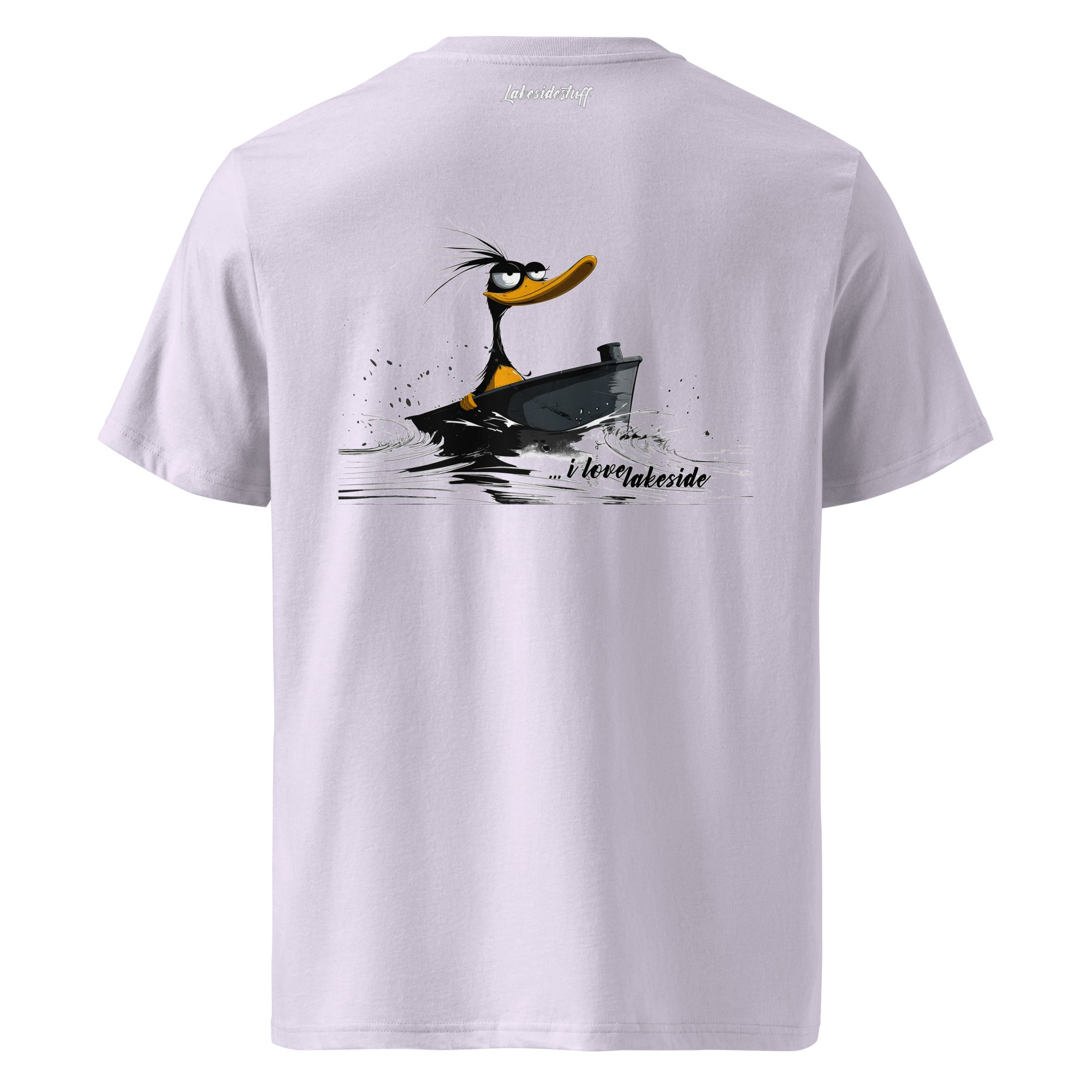 T-Shirt - Backprint - Duck in boat