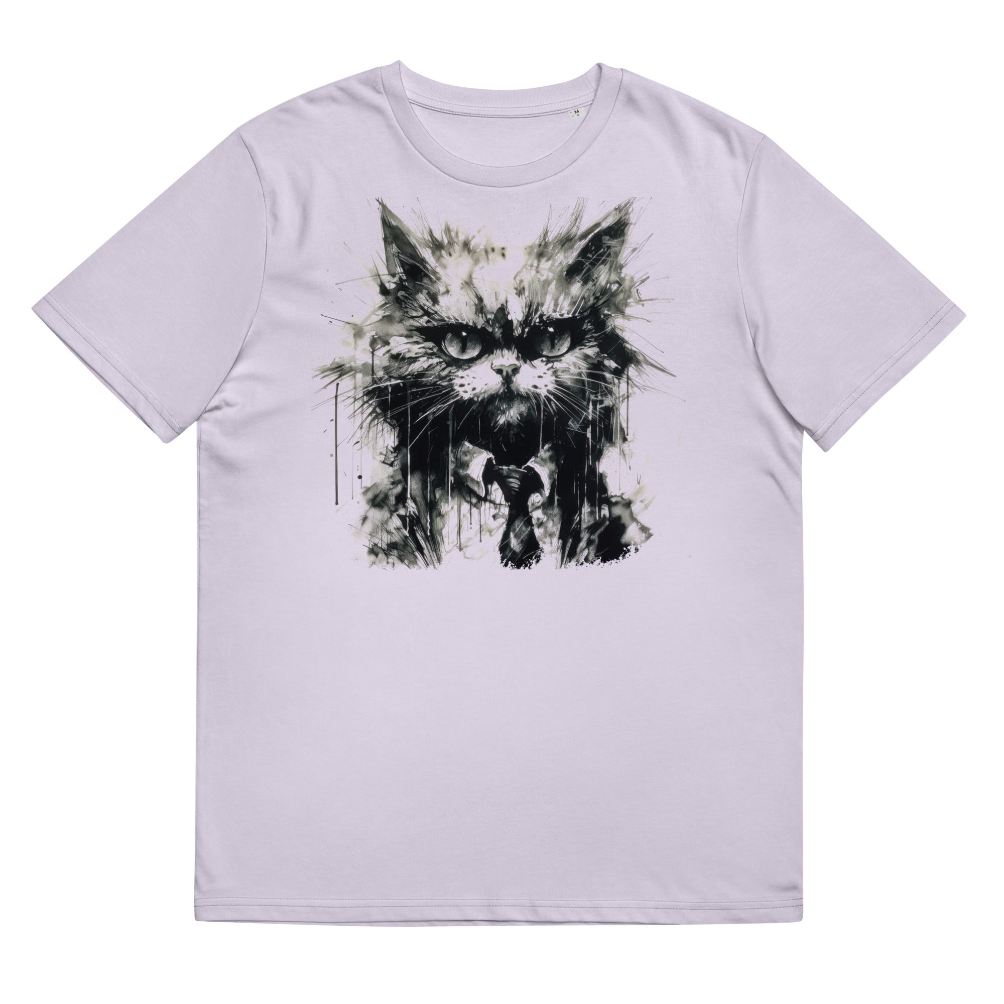 T-Shirt - Frontprint - Mürrische Katze