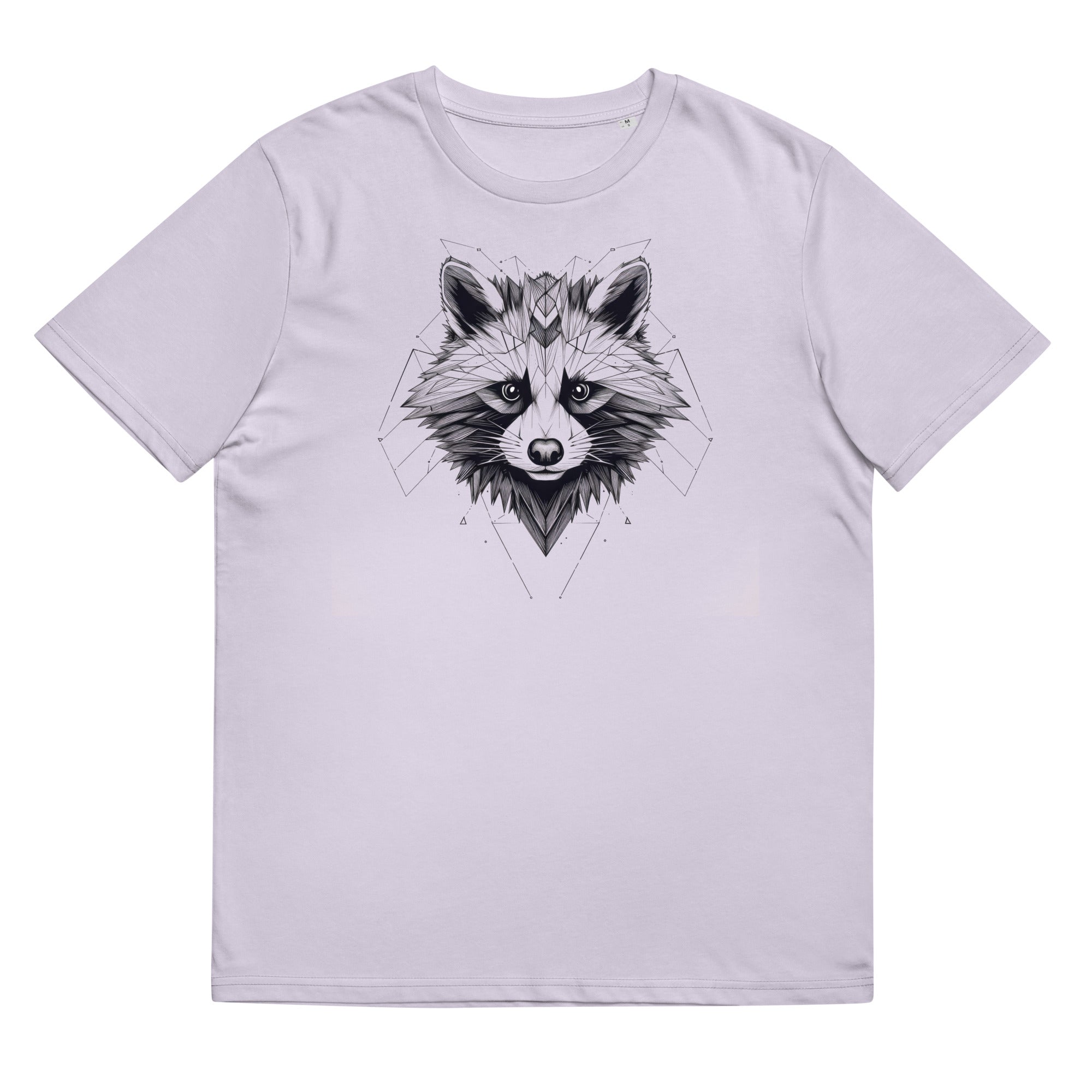 T-Shirt - Frontprint - Waschbär - Line Art