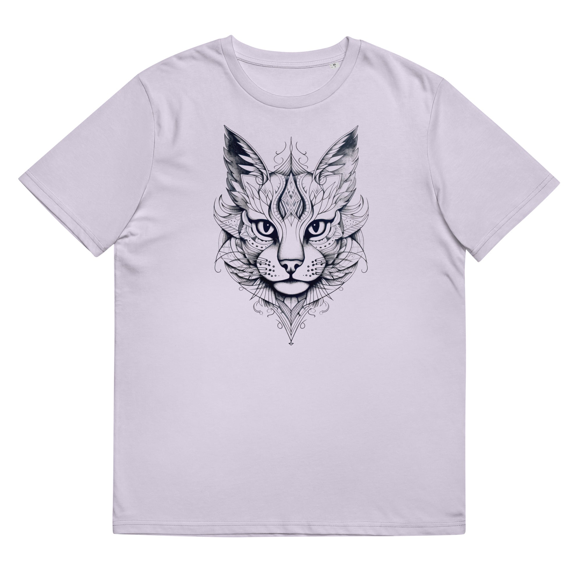 T-Shirt - Frontprint - Katzenkopf - Line Art