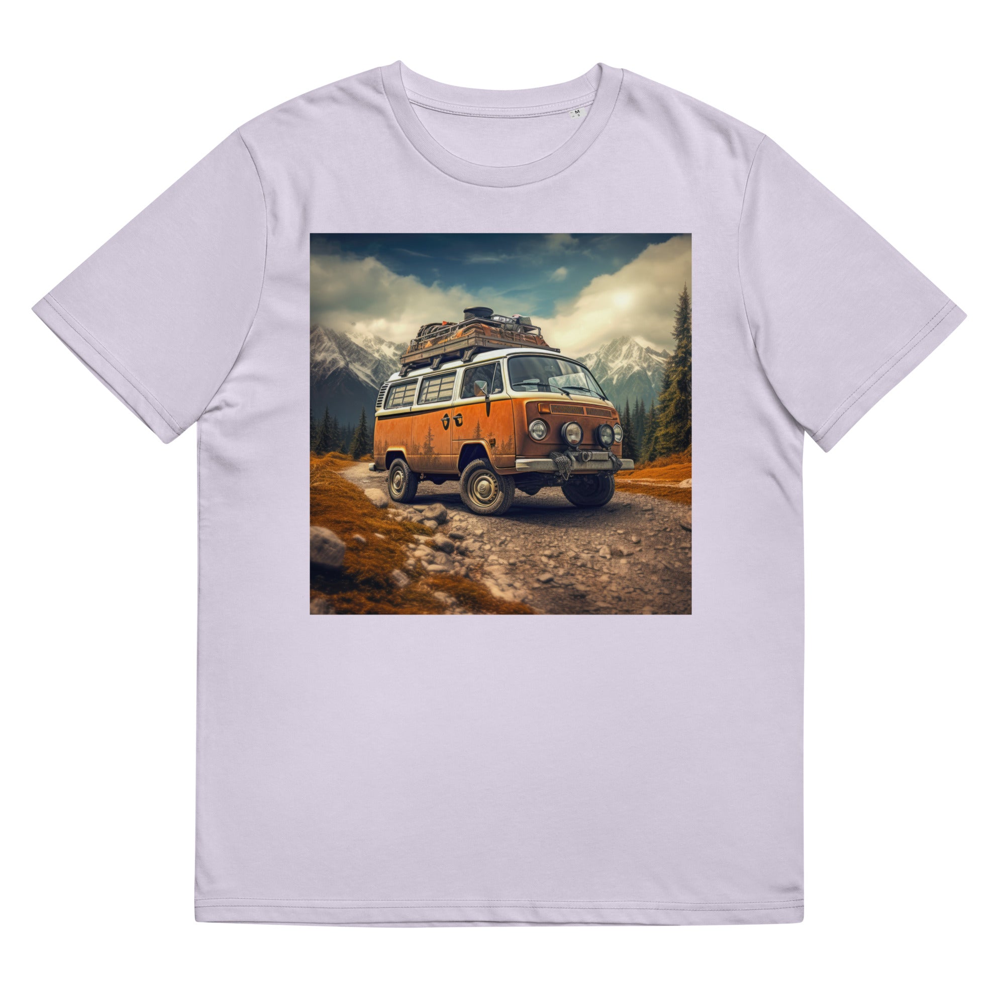 T-Shirt - Frontprint - Camper standing in wilderness