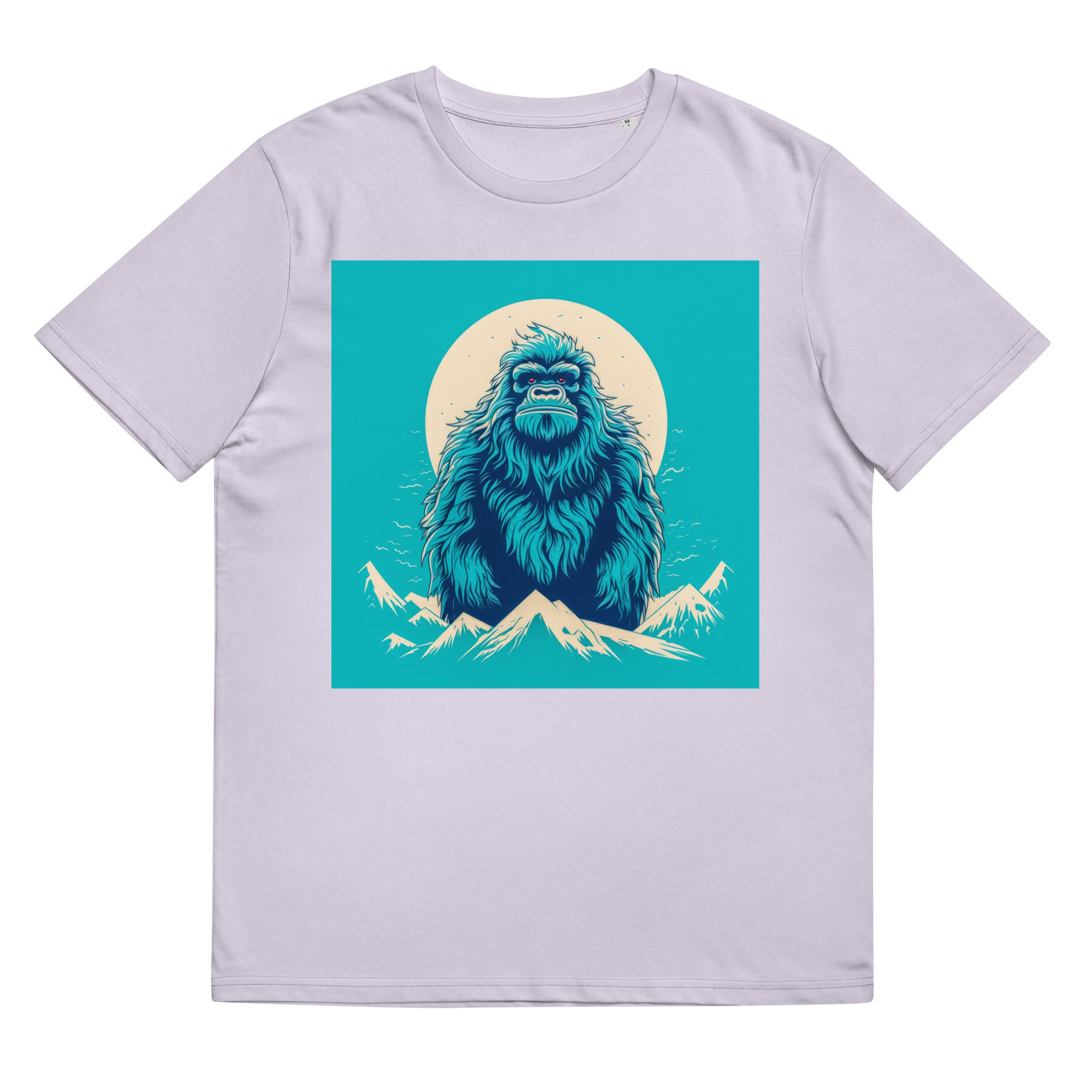 T-Shirt - Frontprint - Blauer Yeti