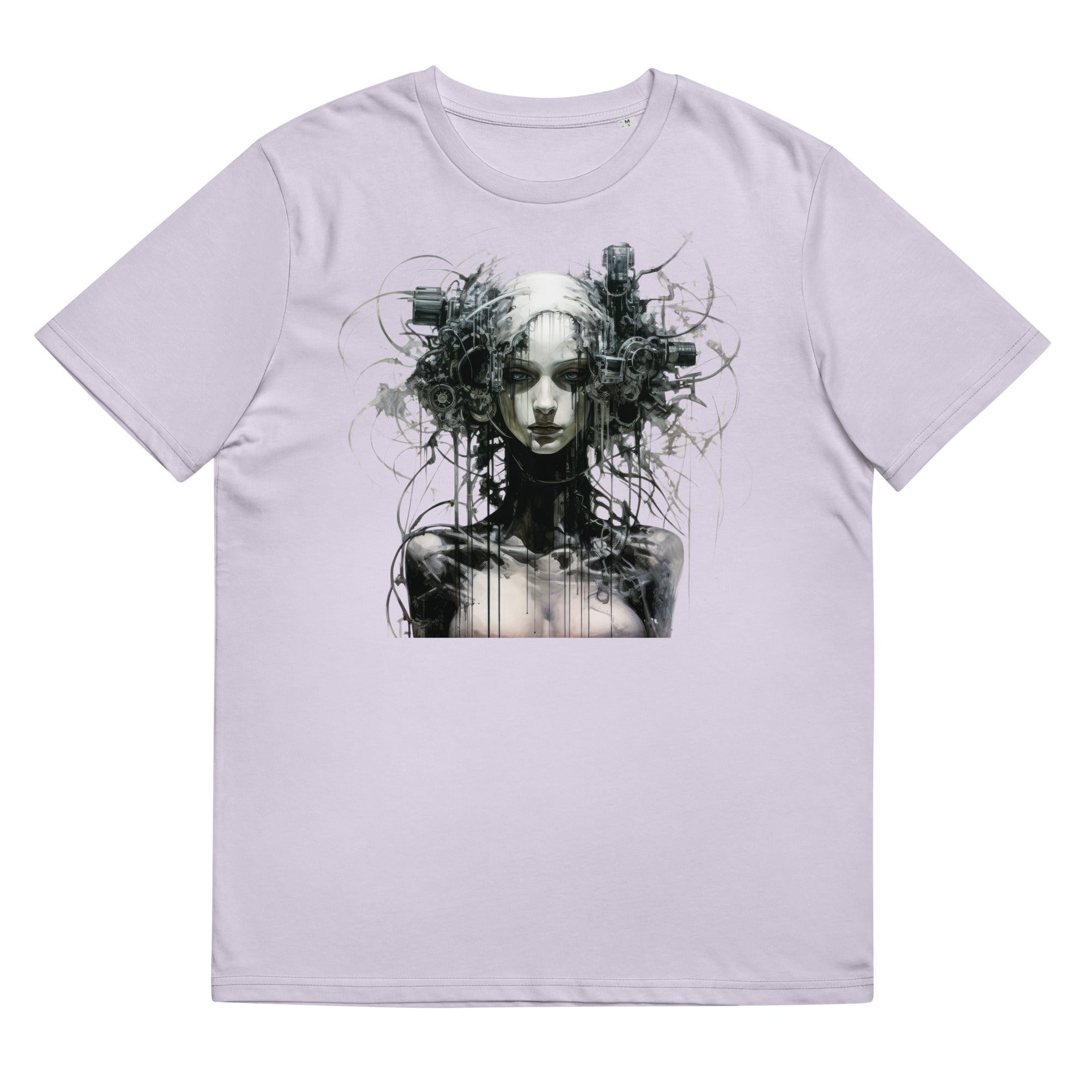 T-Shirt - Frontprint - Cyberpunk Frau