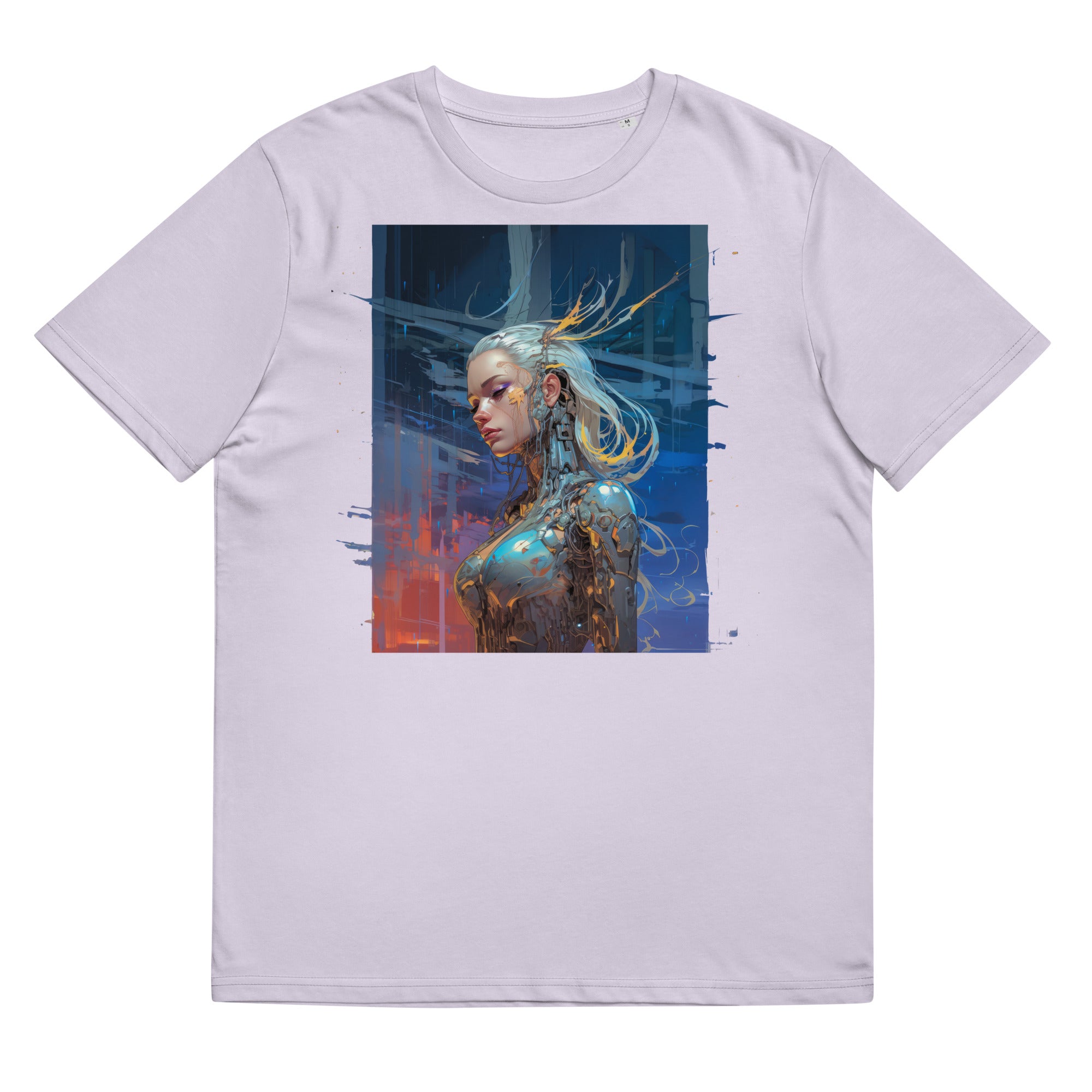 T-shirt - front print - Cyberpunk Lady