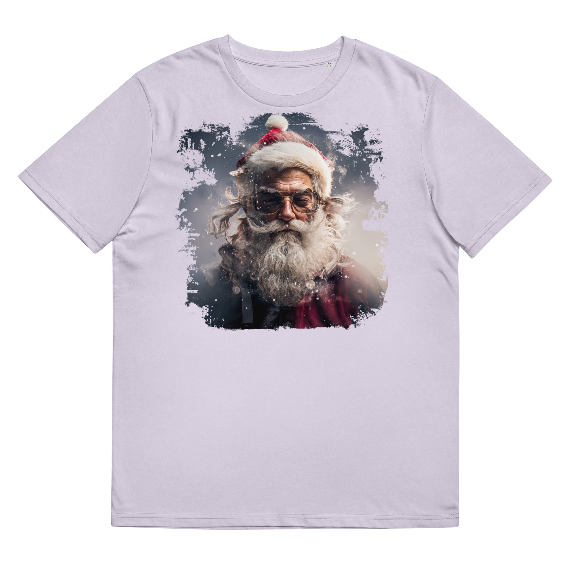 T-Shirt - Frontprint - Santa Clause stays cool