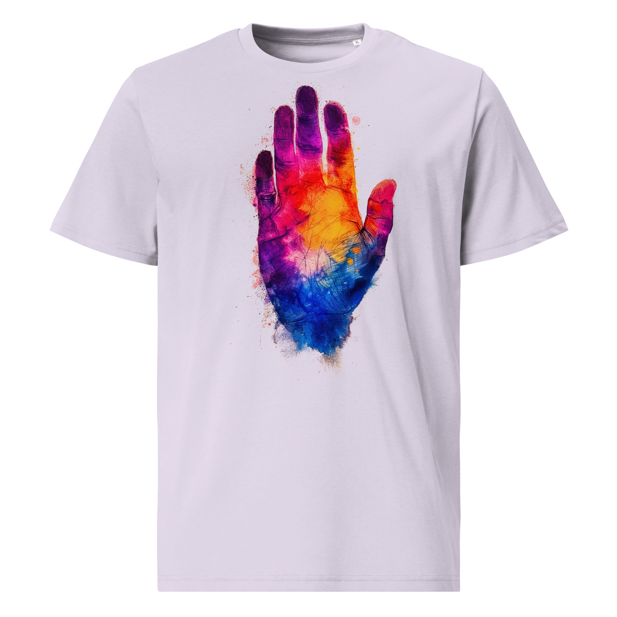 T-Shirt - Frontprint - Colorful Hand