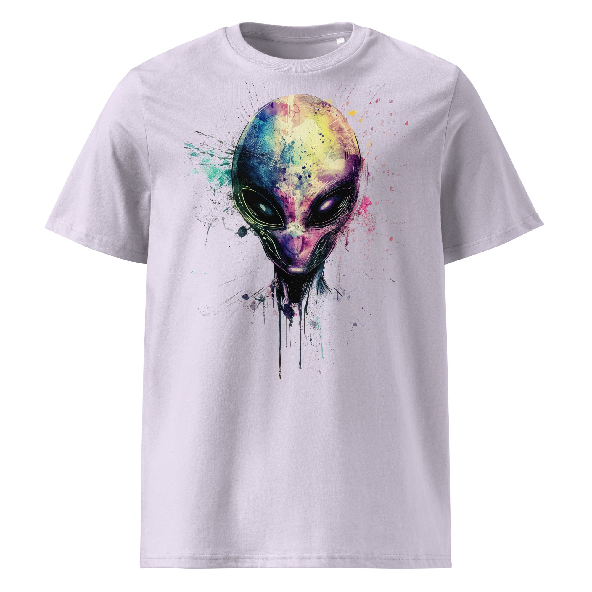 T-Shirt - Frontprint - Alien Head Colors