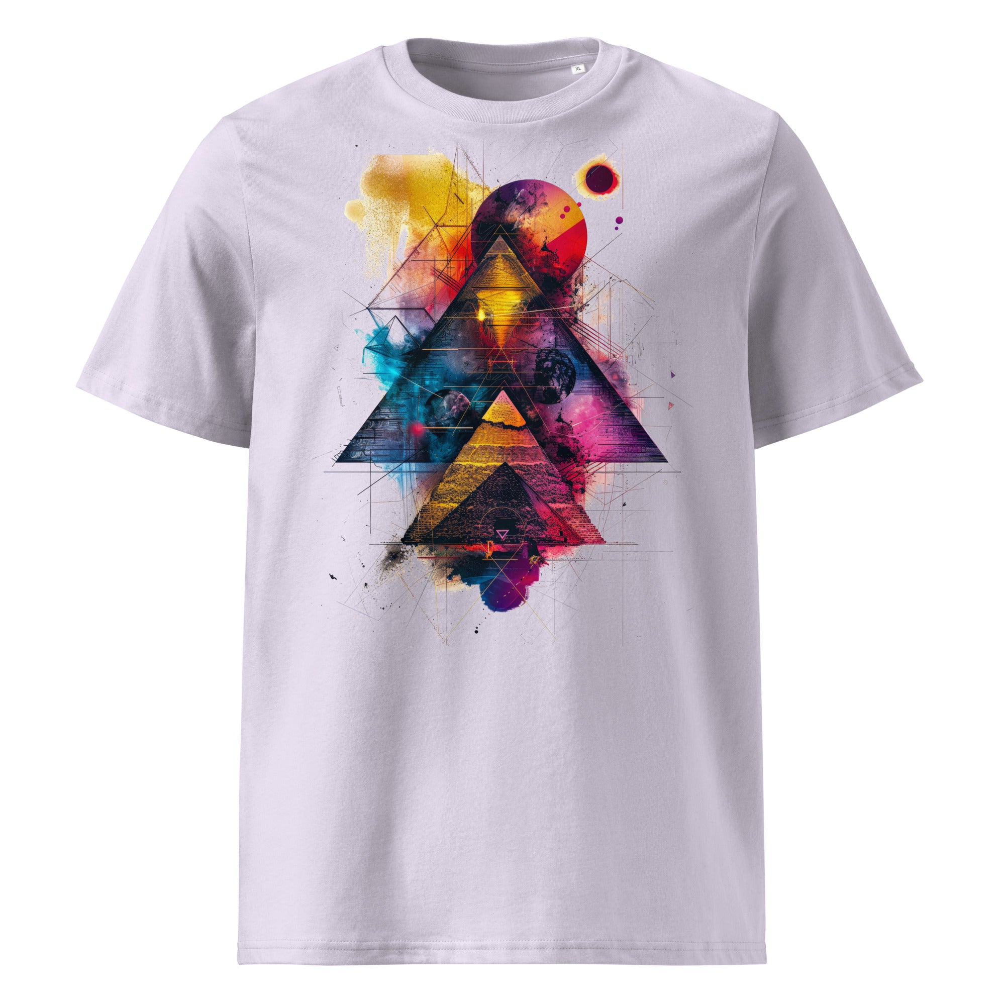 T-Shirt - Frontprint - Pyramides in Color