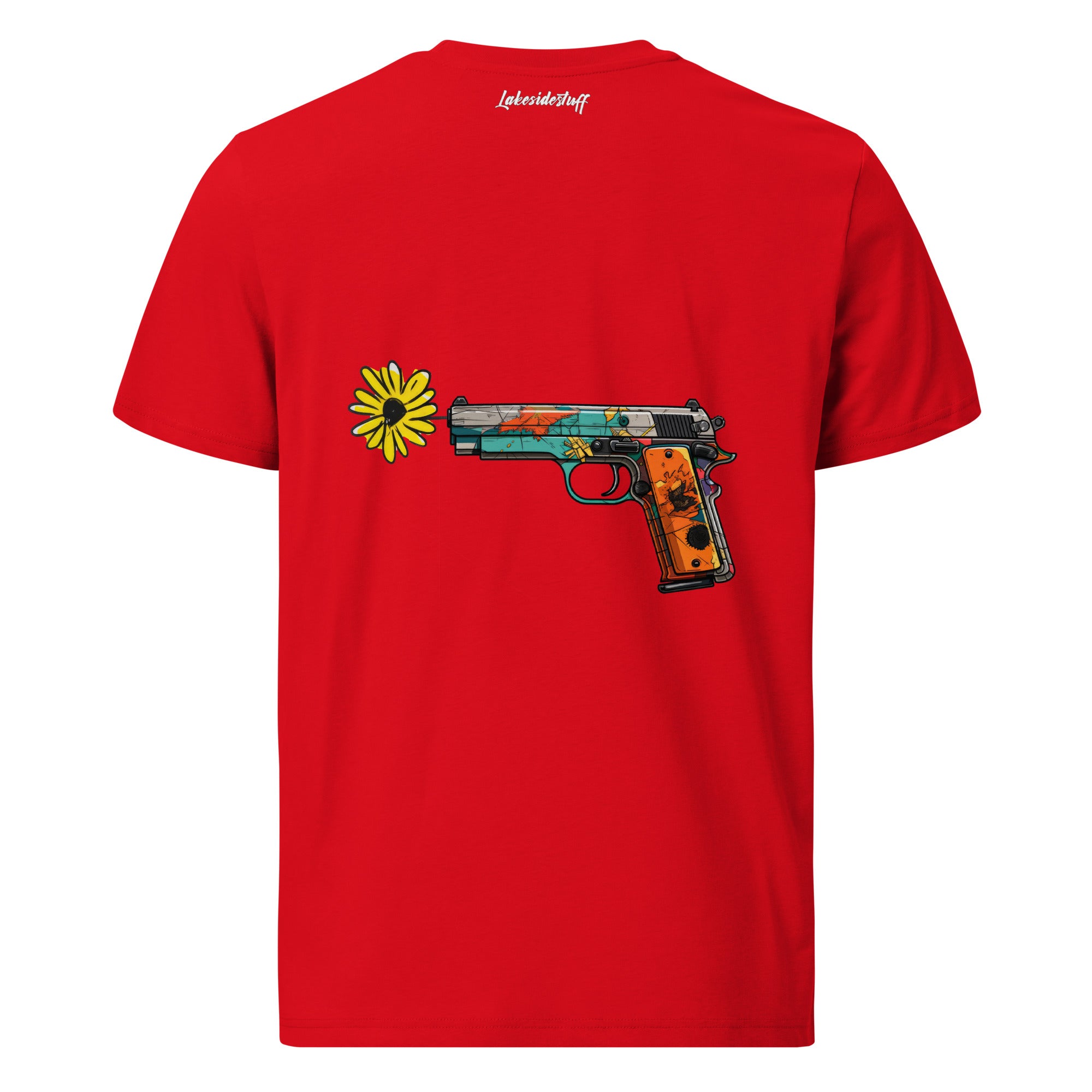 T-Shirt - Backprint - Flowergun