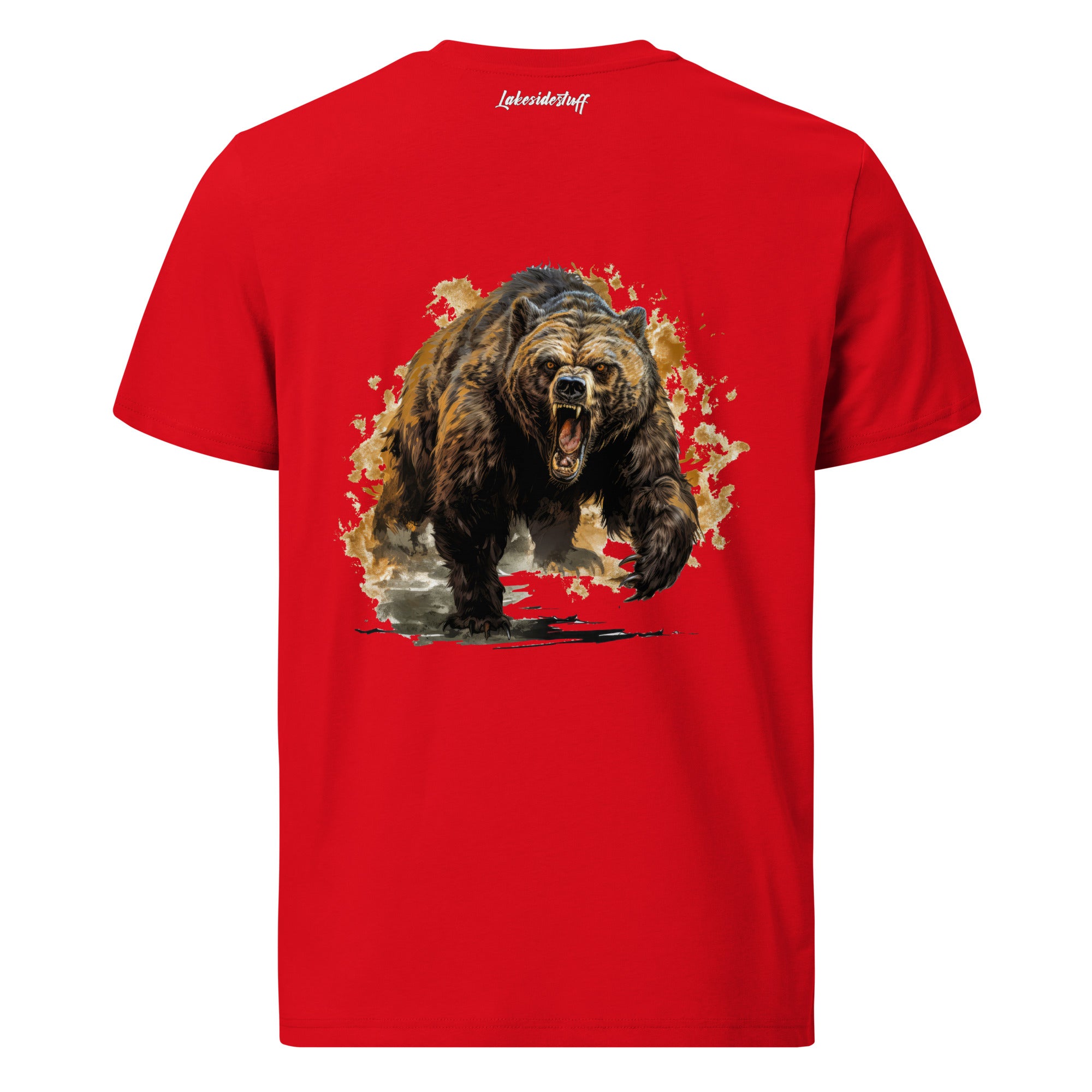 T-Shirt - Backprint - Angry bear