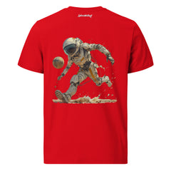 T-Shirt - Backprint - Football on the moon