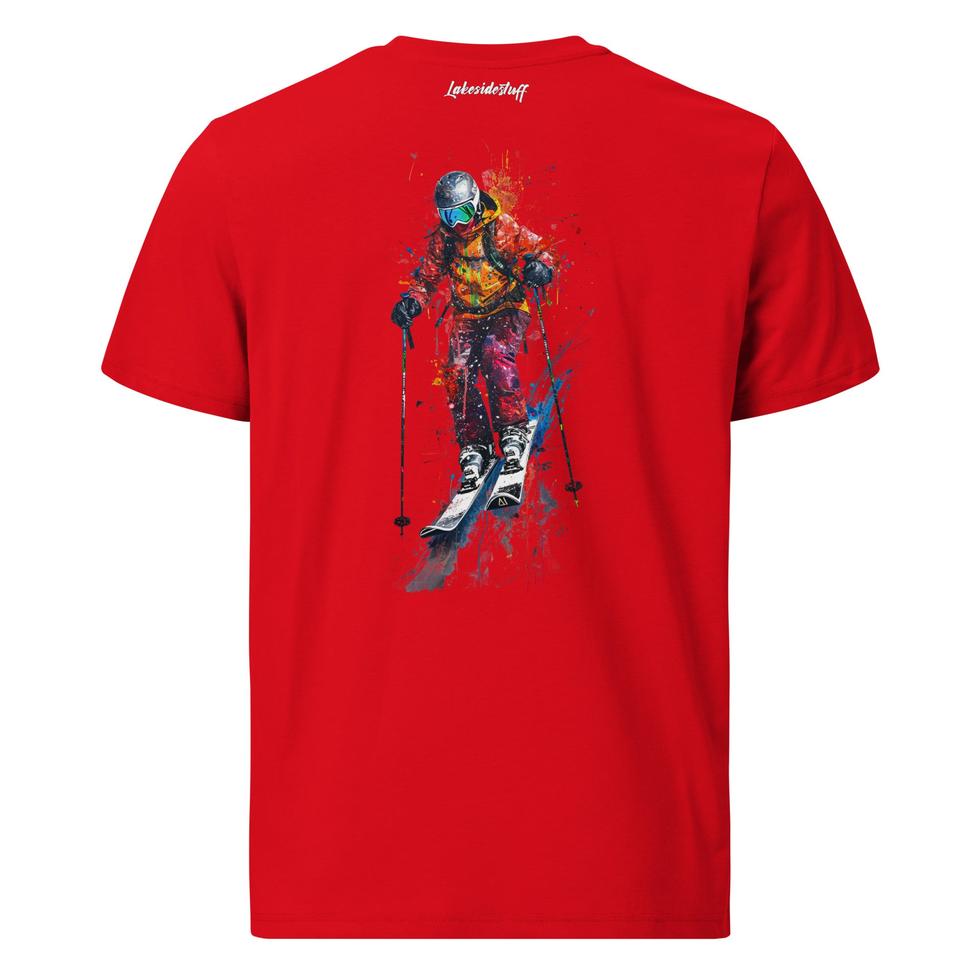 T-Shirt - Backprint - Skier