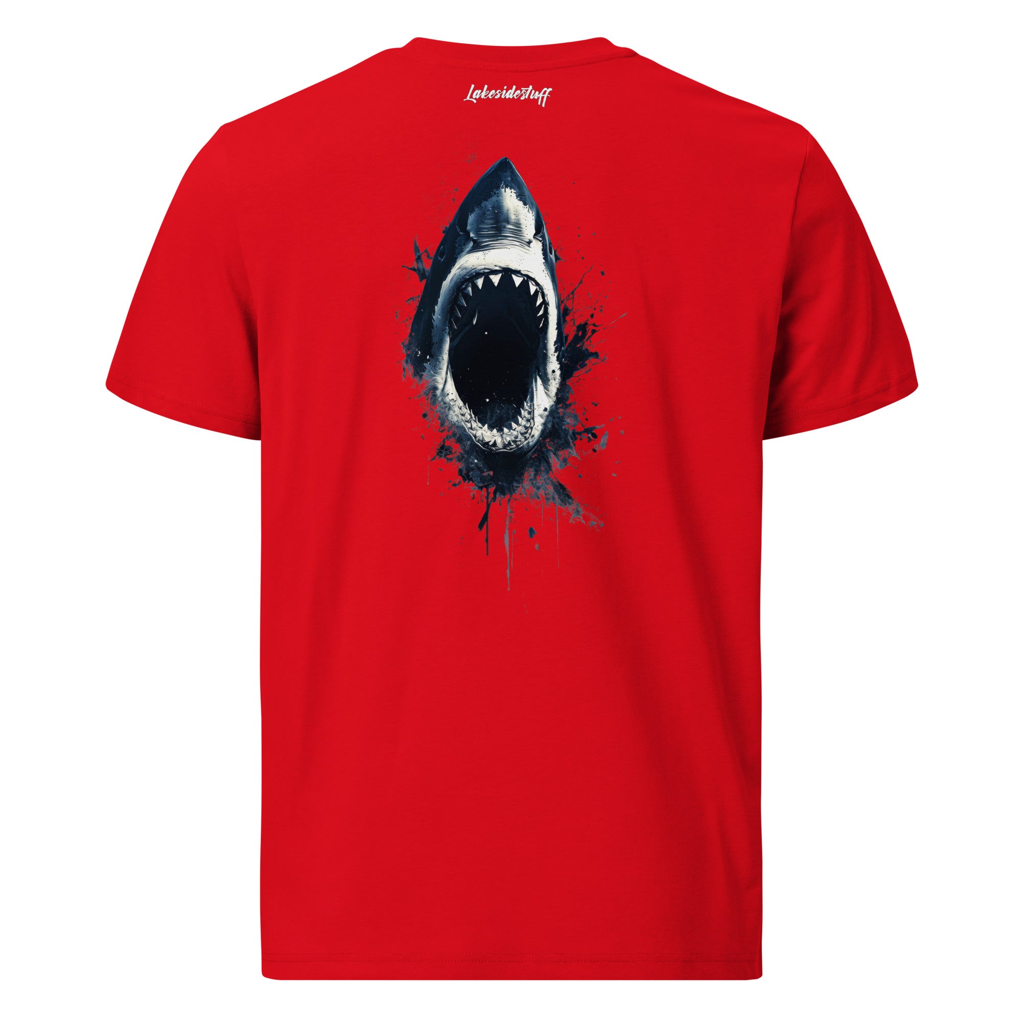 T-Shirt - Backprint - Shark attack