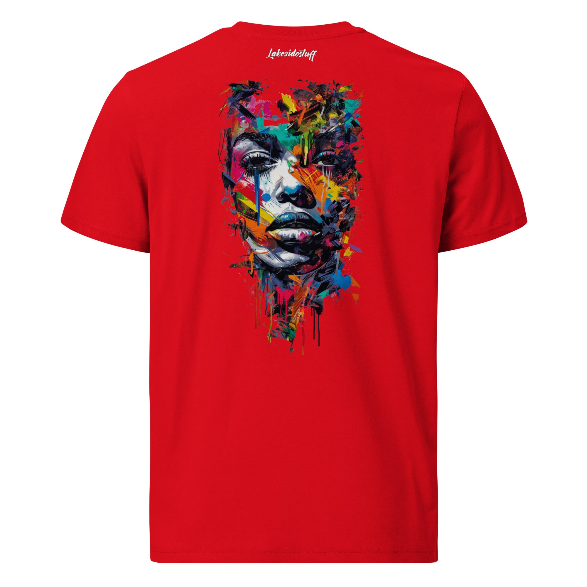 T-Shirt - Backprint - Colored Face