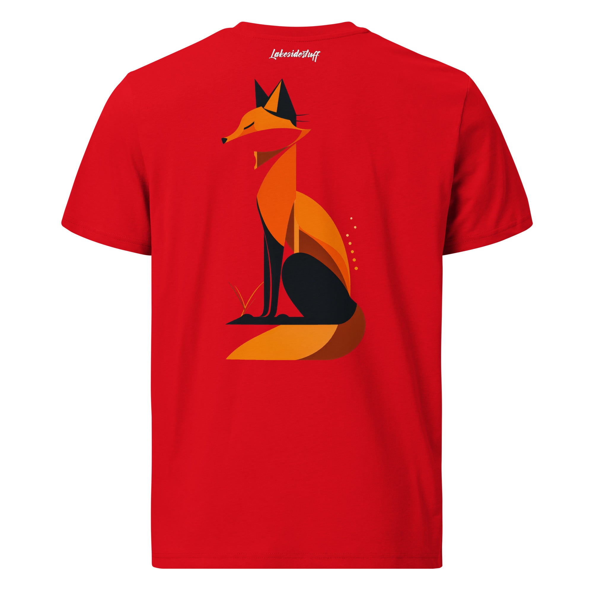 T-Shirt - Backprint - Orange Fox