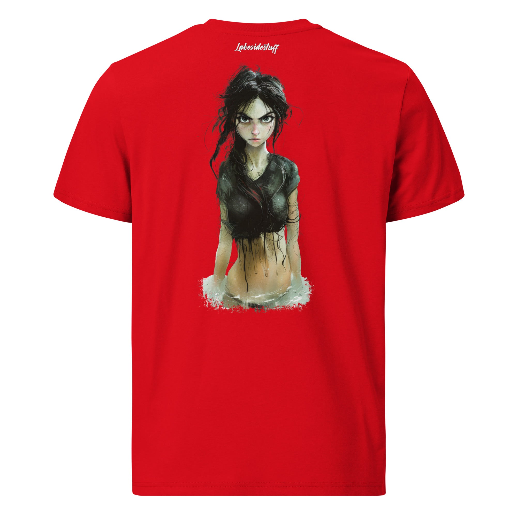 T-Shirt - Backprint - Angry Girl