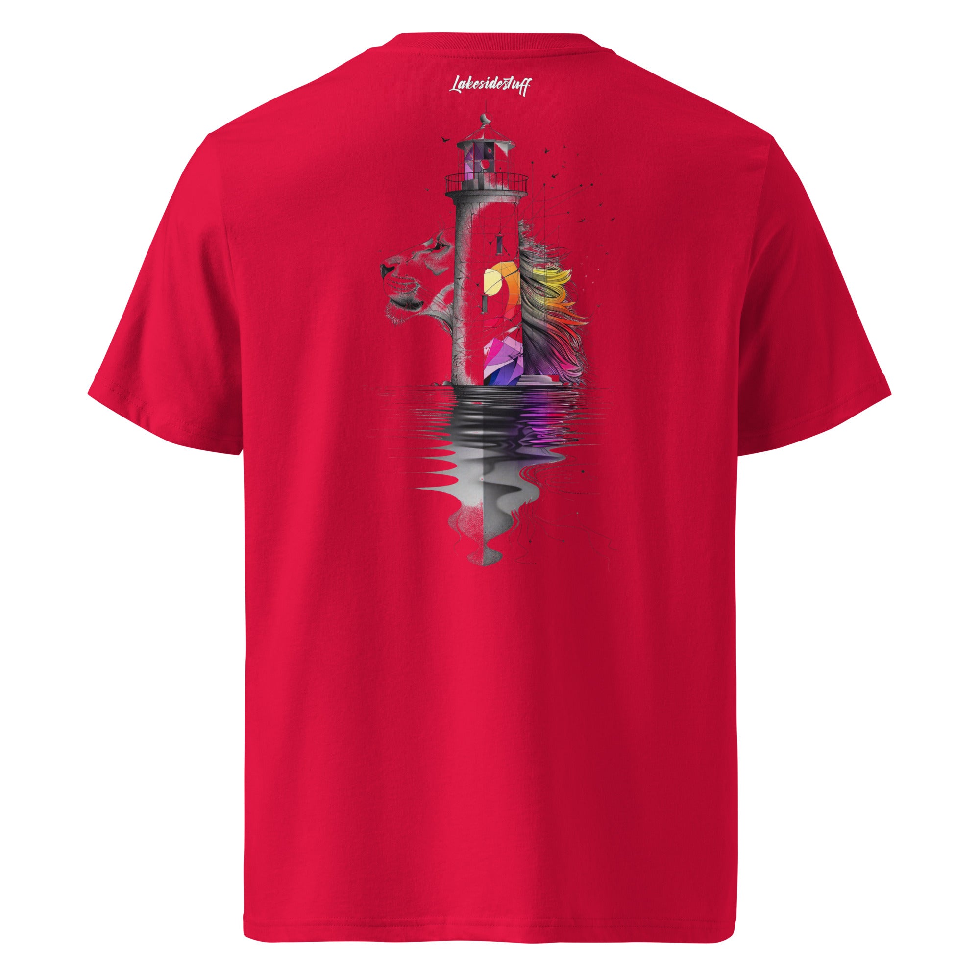 T-Shirt - Backprint - Lighthouse and Lion