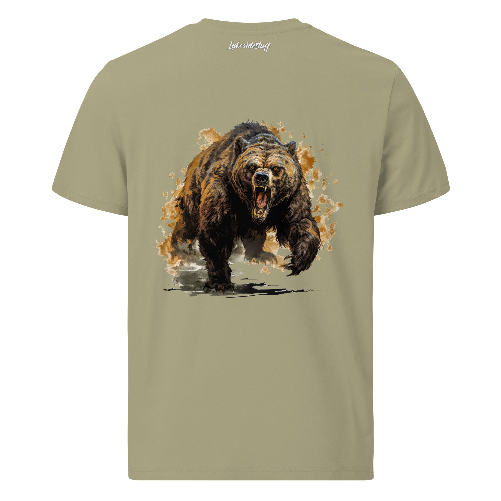 T-Shirt - Backprint - Angry bear