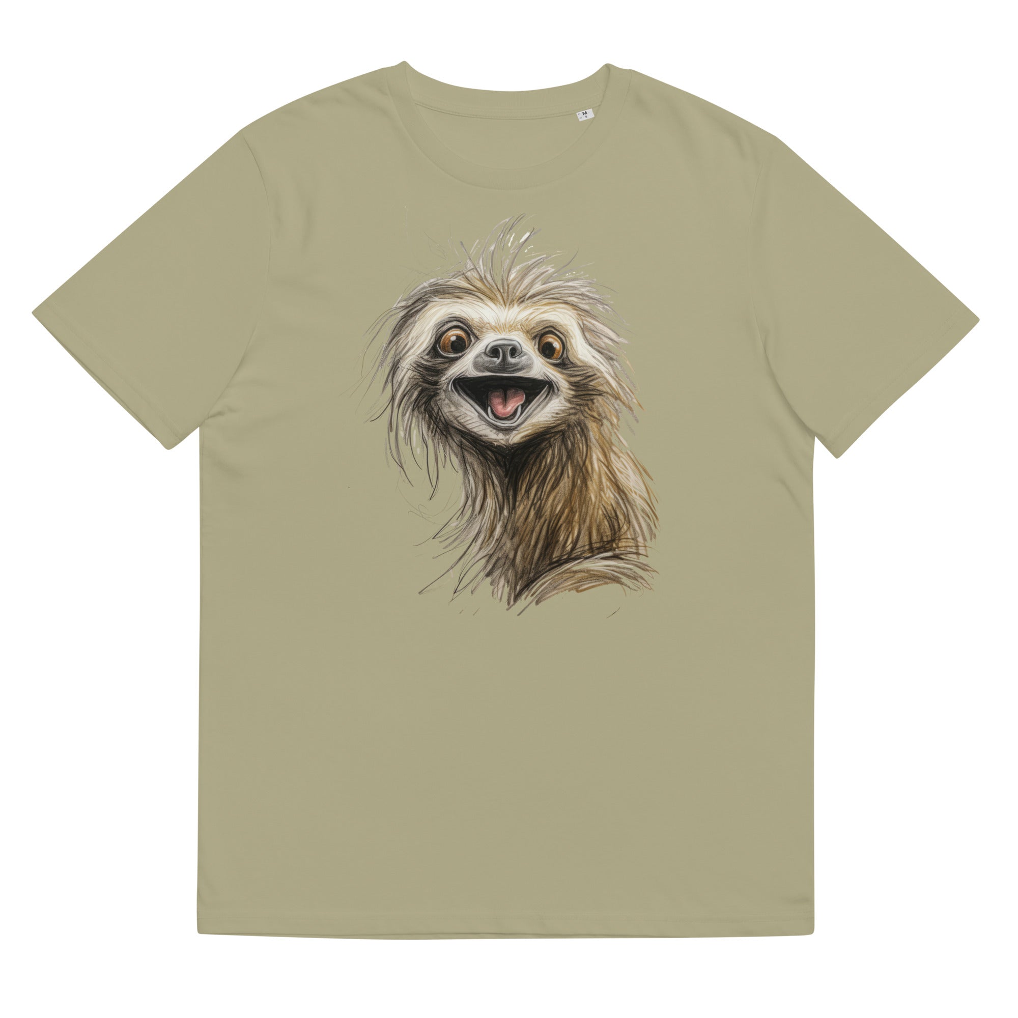 T-Shirt - Frontprint - Sloth Scribble