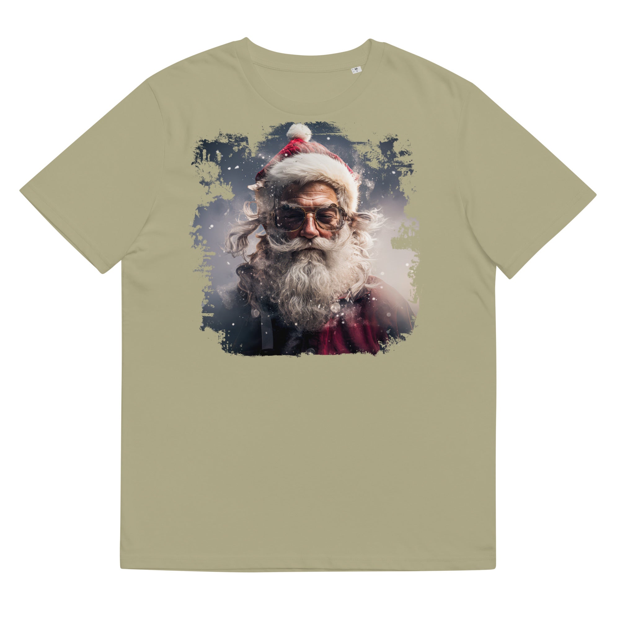 T-Shirt - Frontprint - Santa Clause stays cool