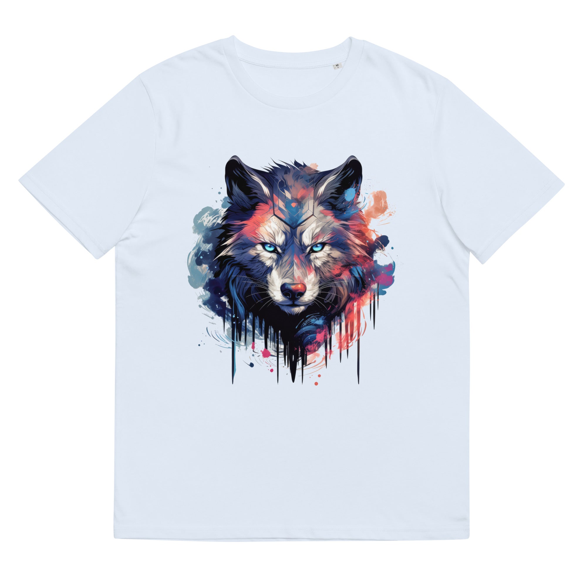 T-Shirt - Frontprint - Wolfskopf Scribble