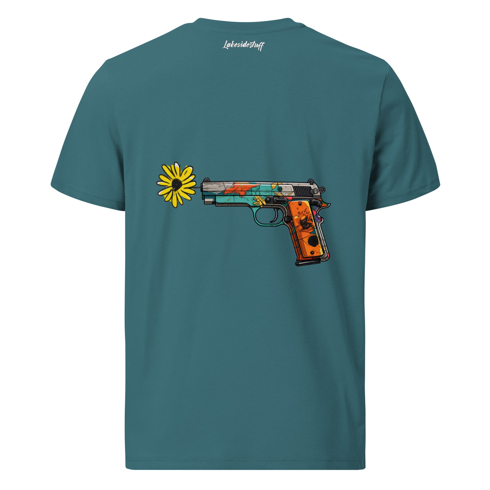 T-Shirt - Backprint - Flowergun