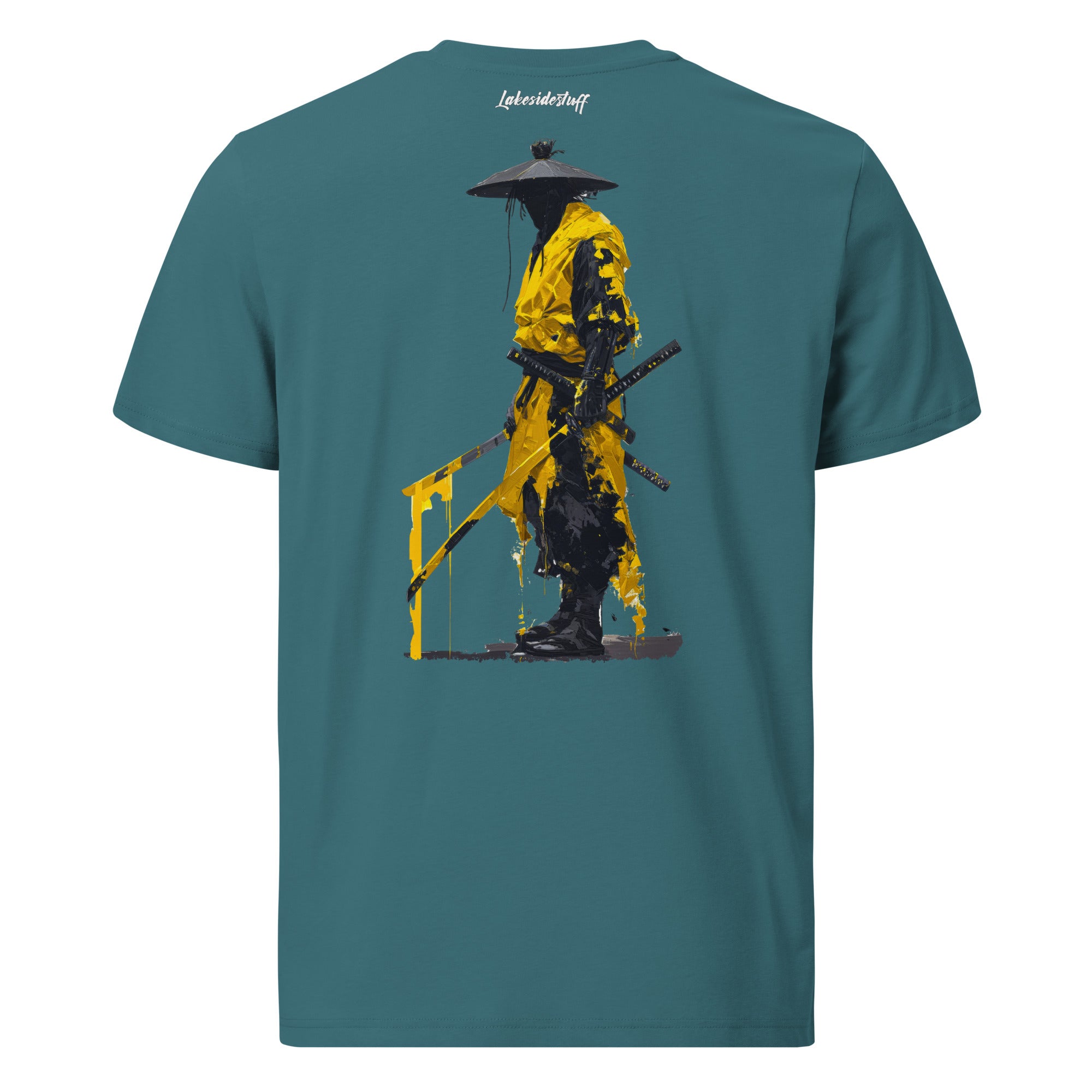 T-Shirt - Backprint - Yellow Samurai