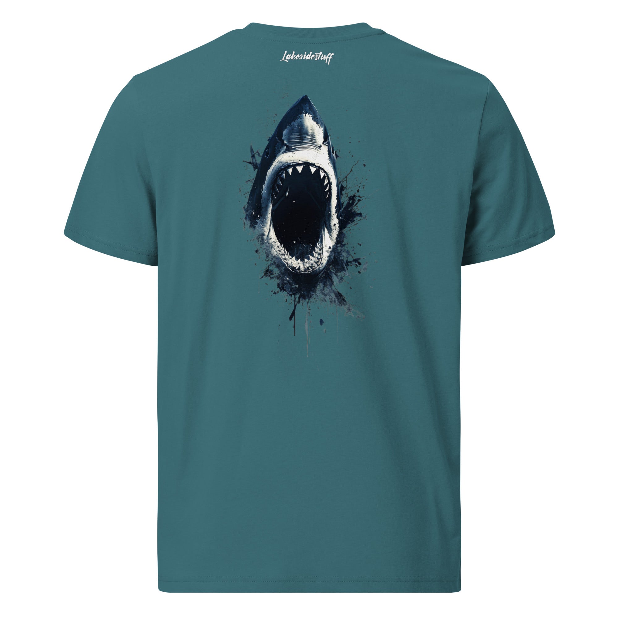 T-Shirt - Backprint - Shark attack